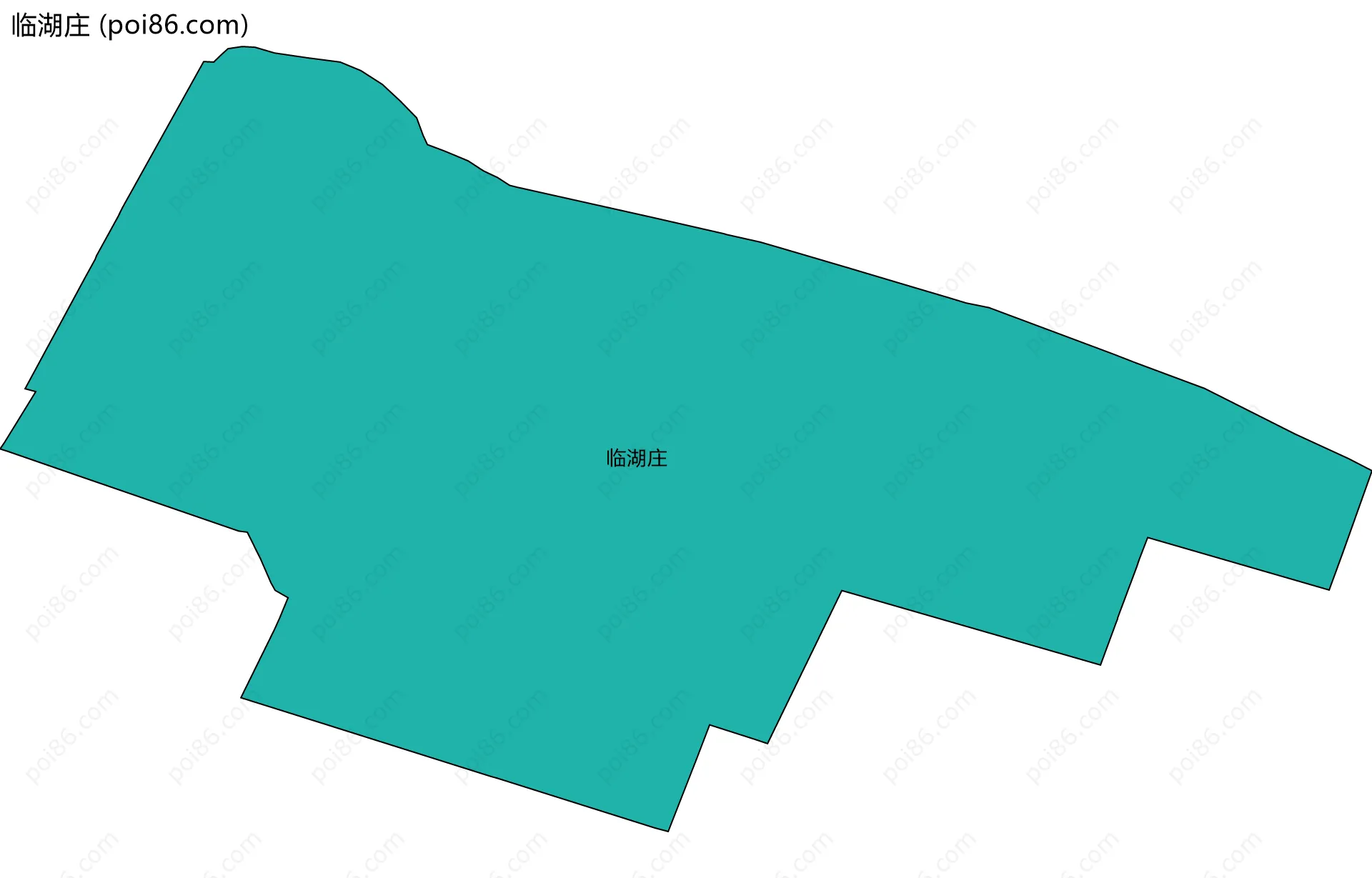 临湖庄边界地图