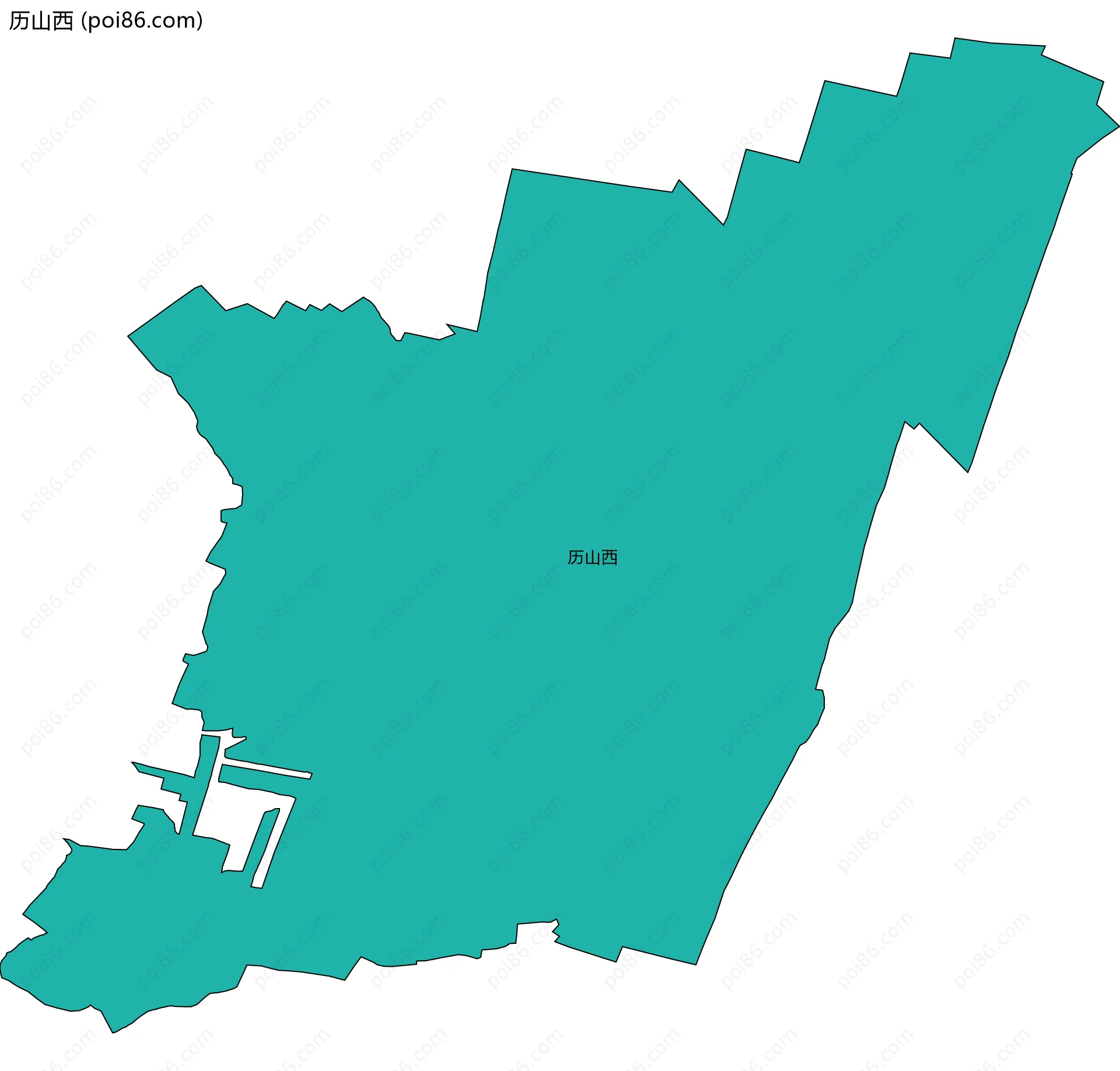历山西边界地图