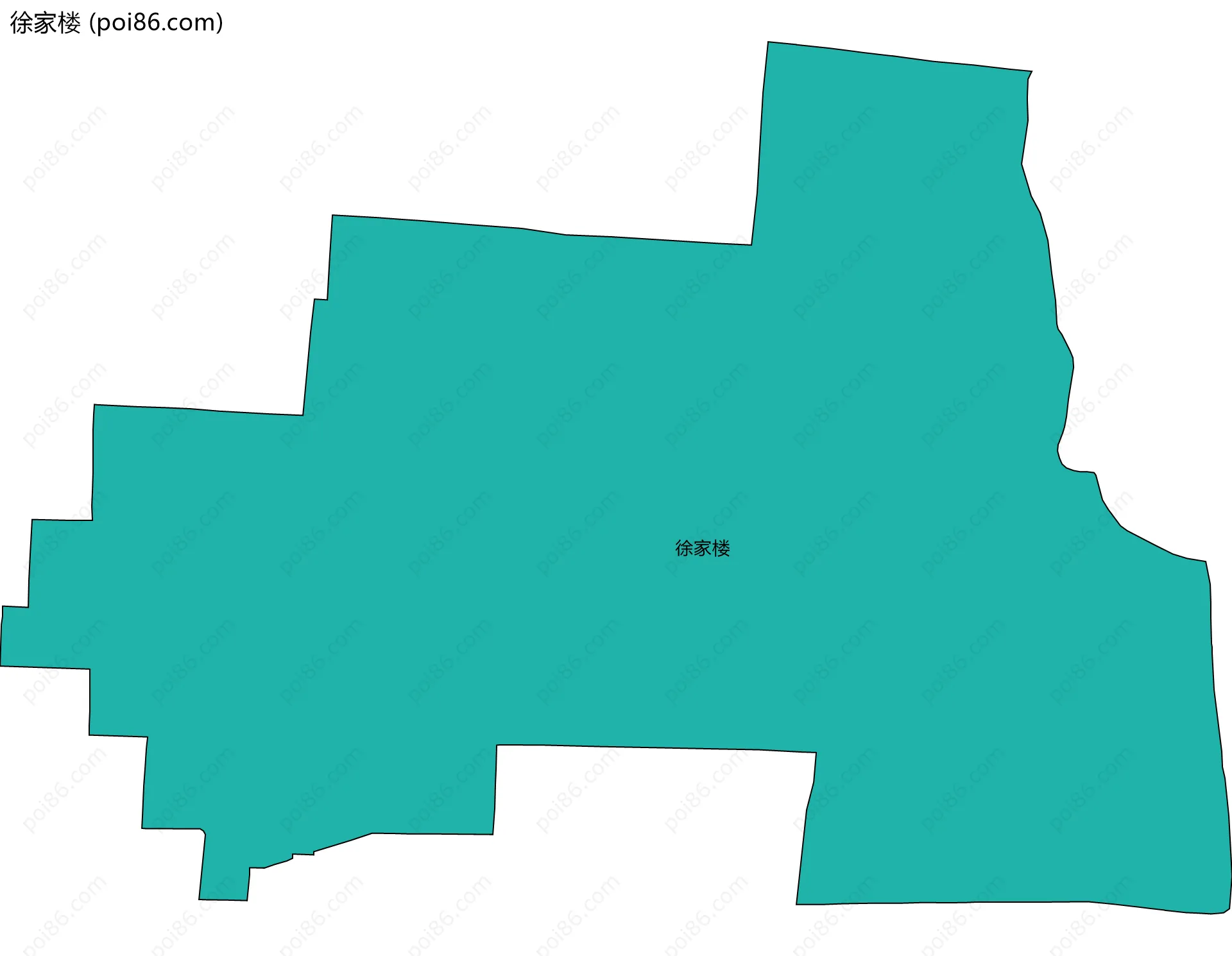 徐家楼边界地图