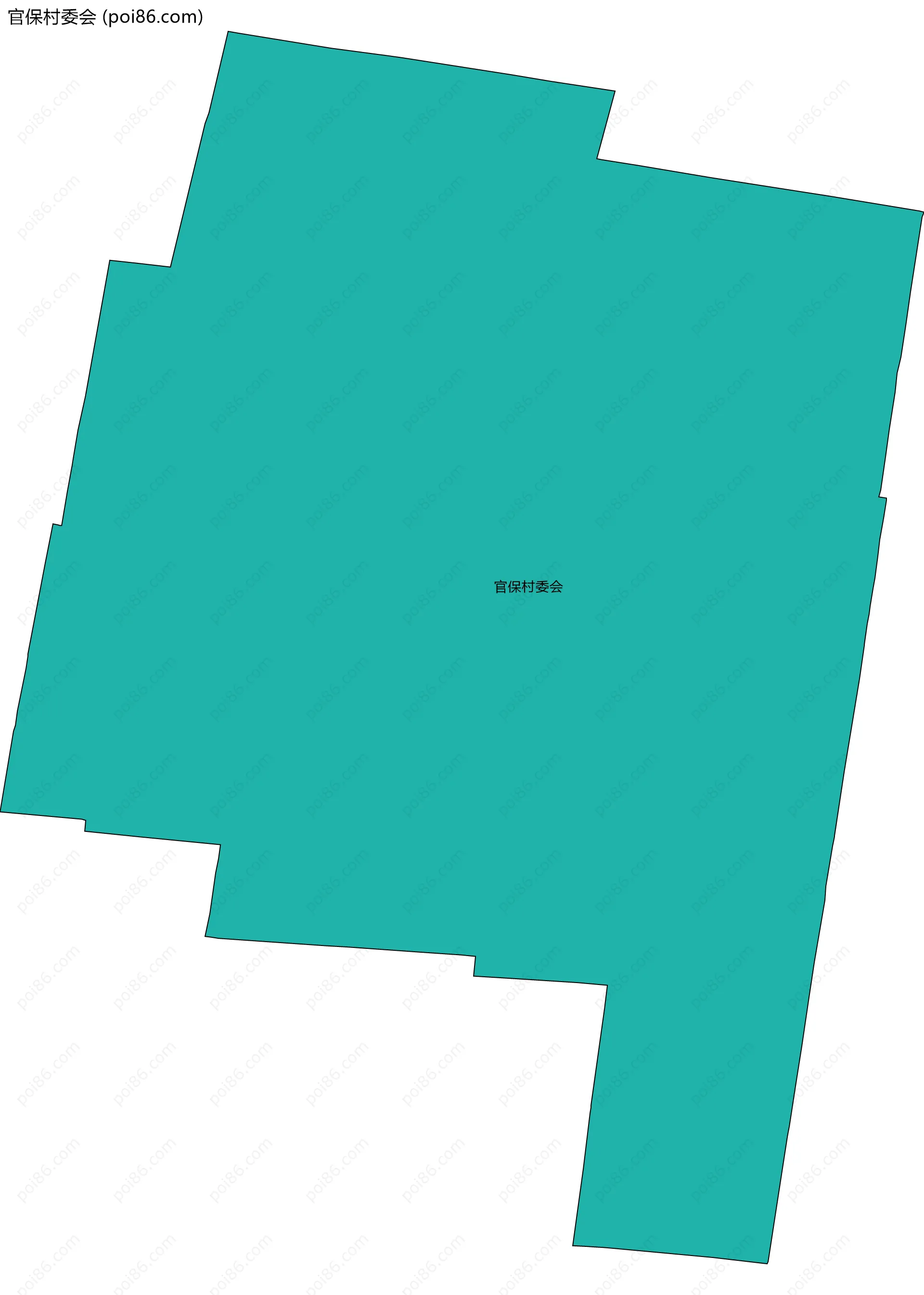 官保村委会边界地图