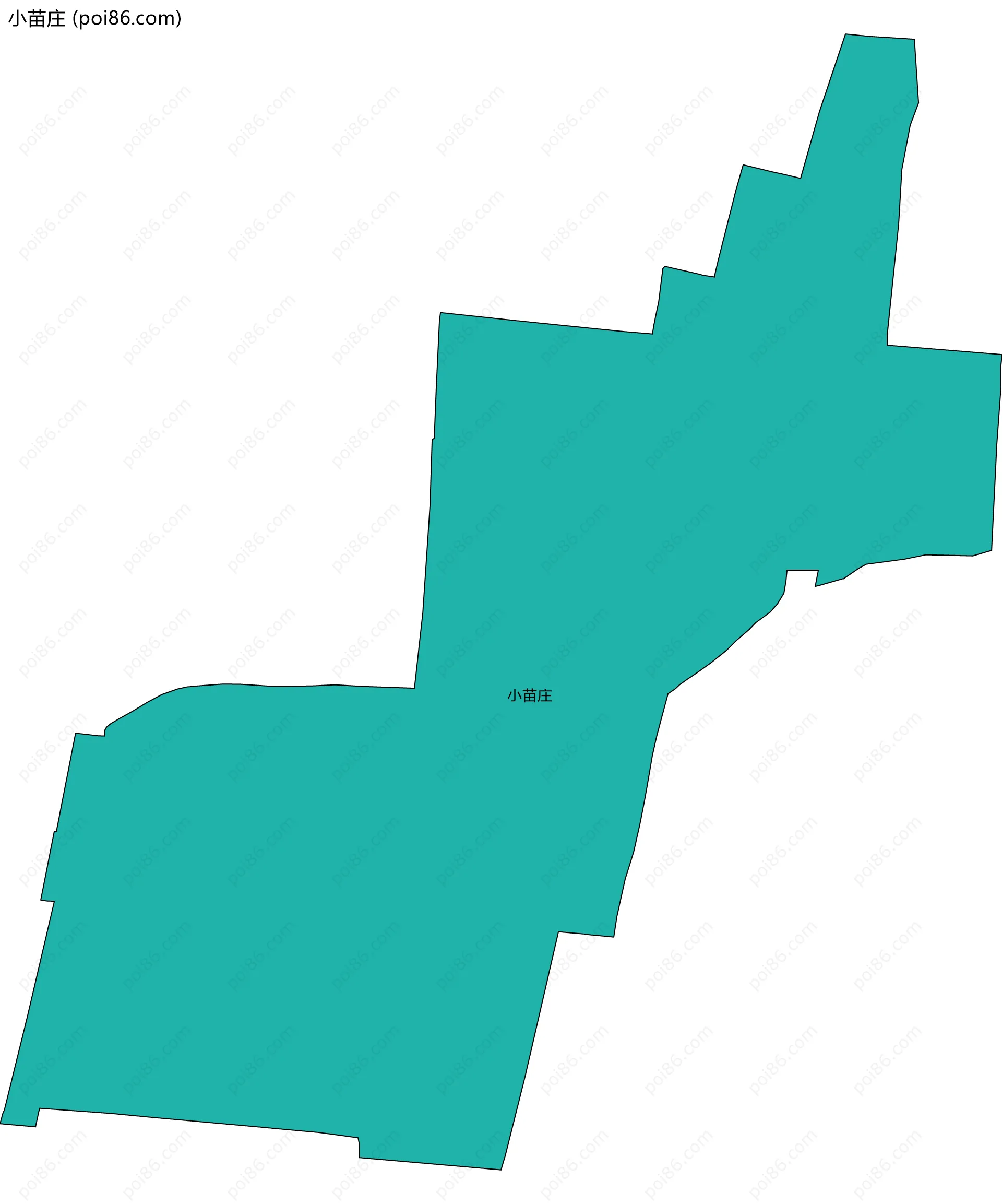 小苗庄边界地图