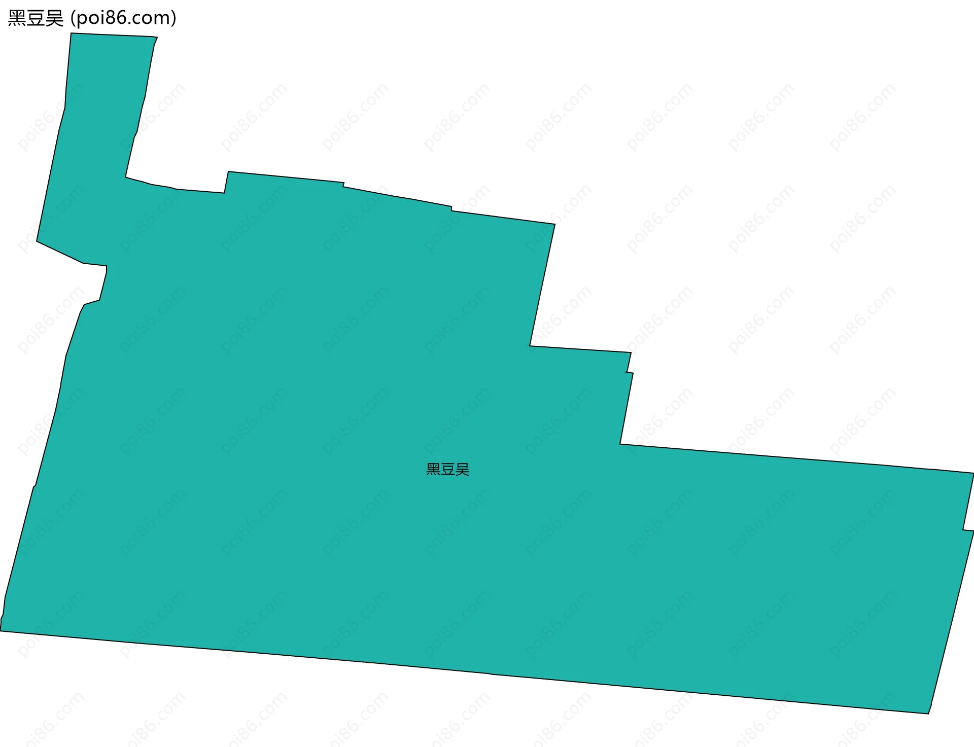 黑豆吴边界地图