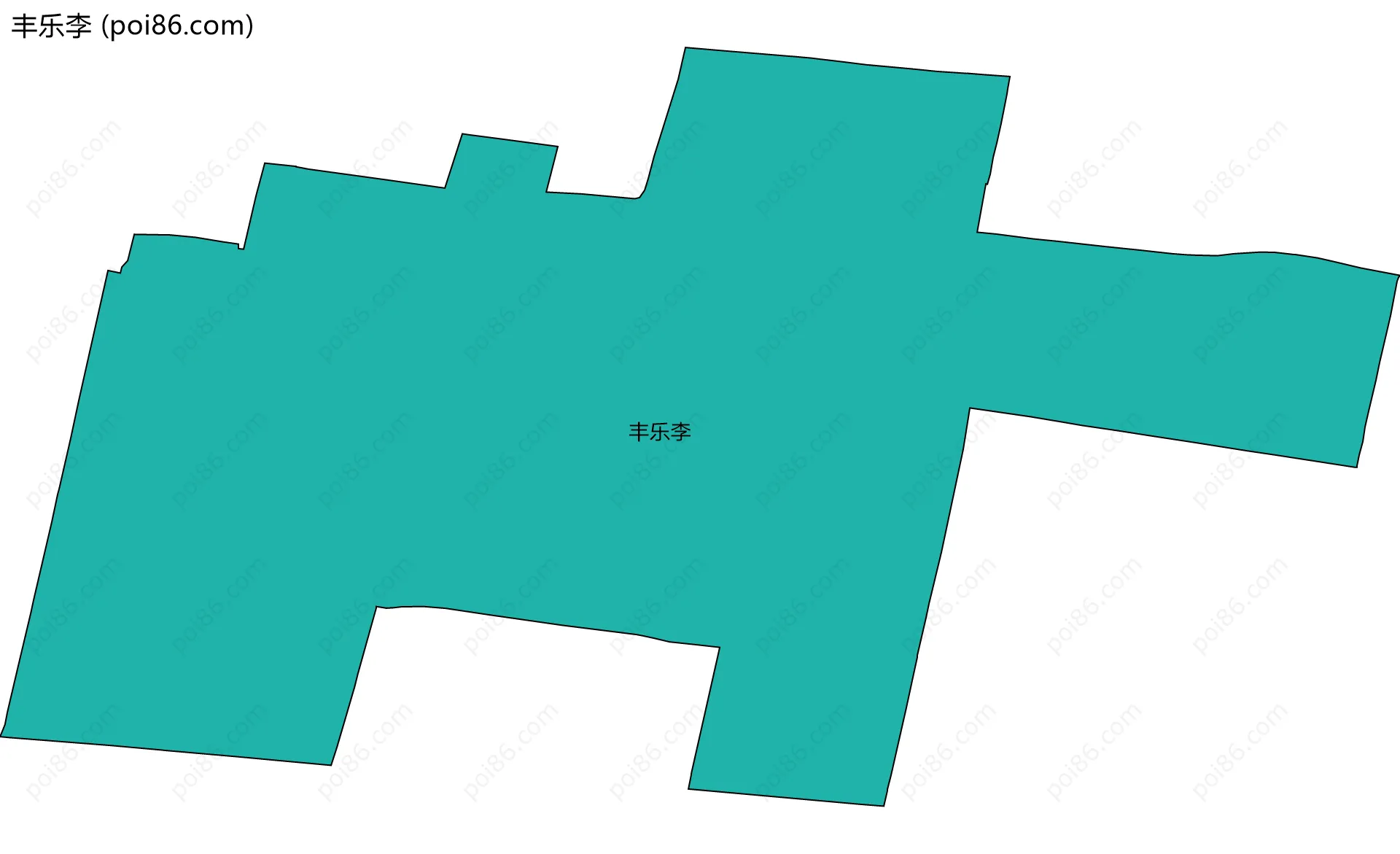 丰乐李边界地图