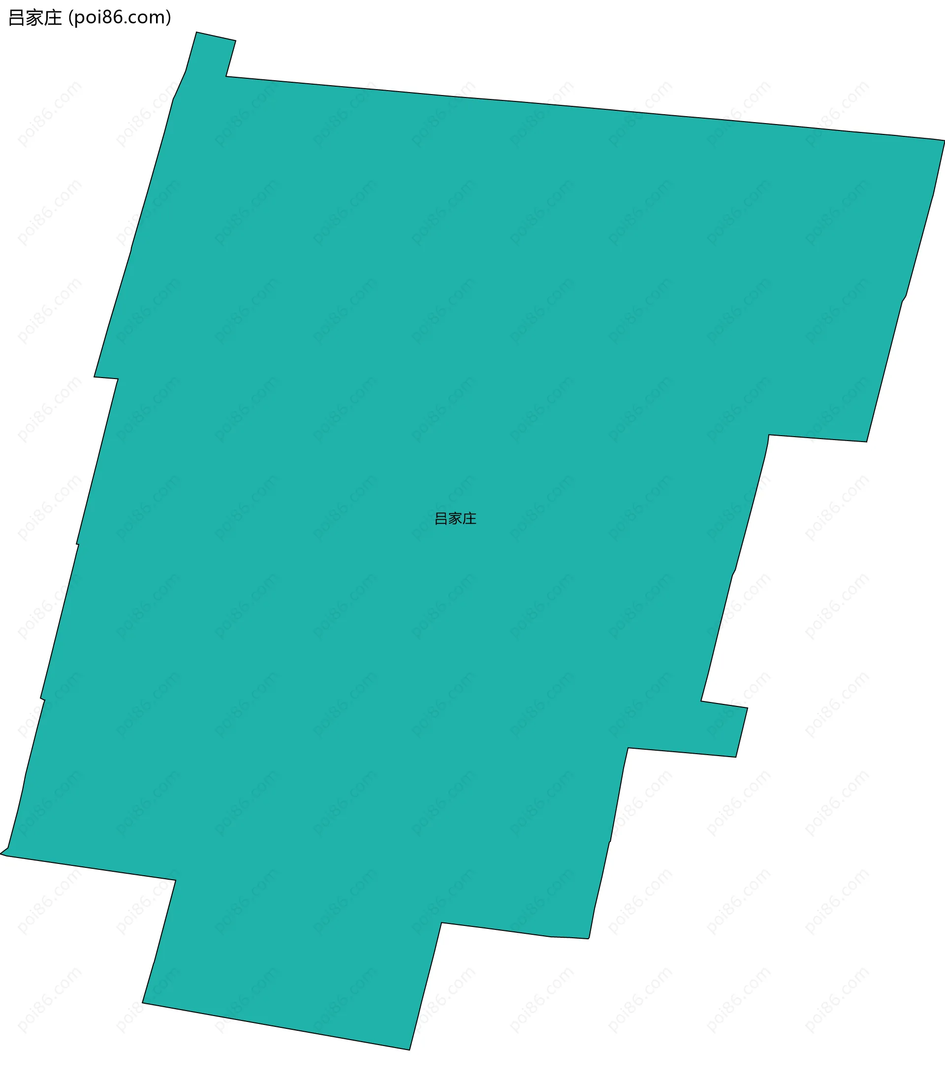 吕家庄边界地图