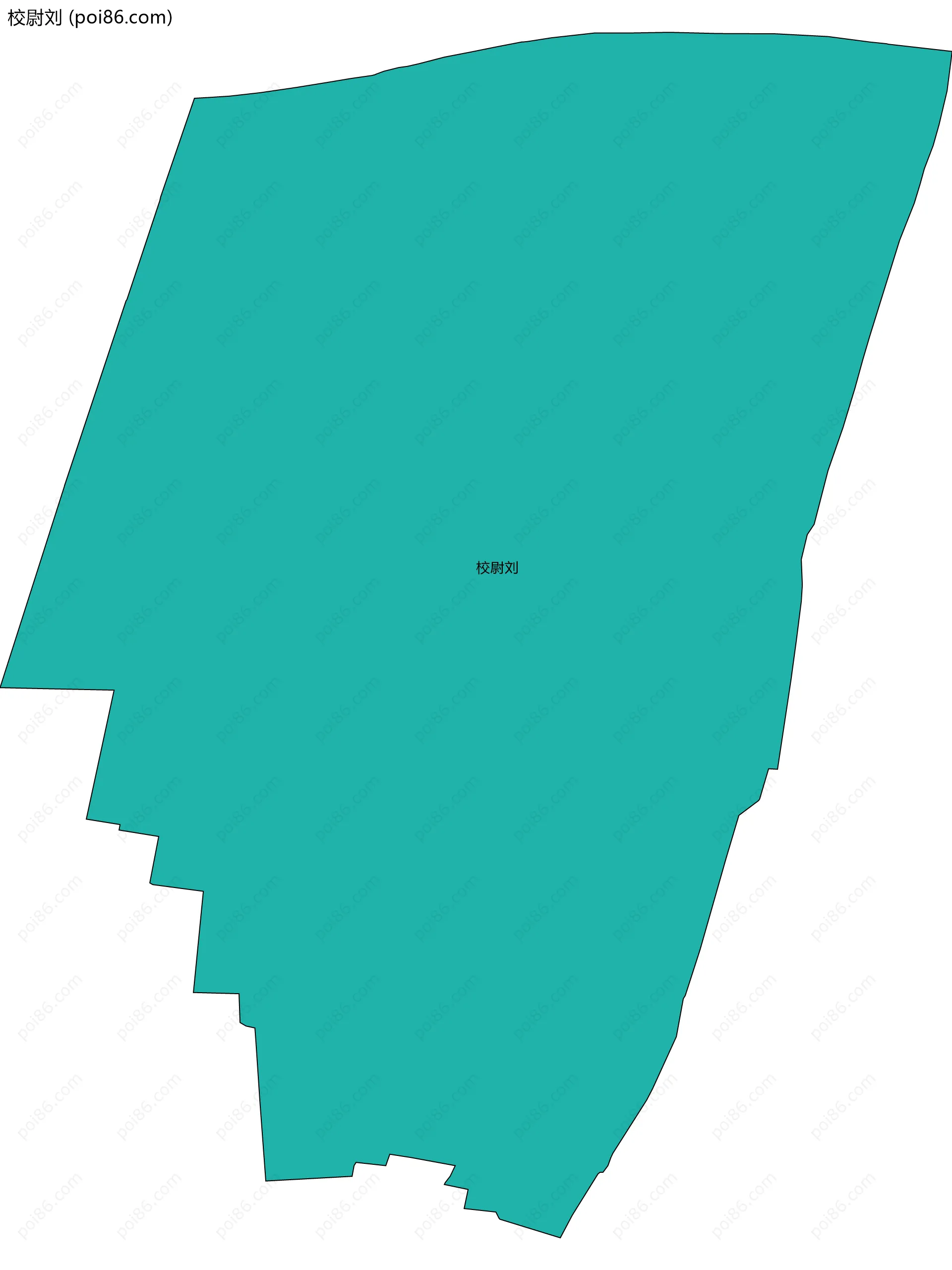 校尉刘边界地图