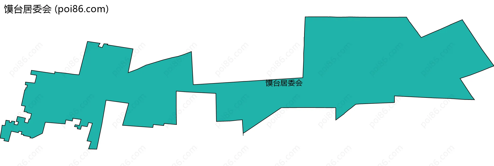 馍台居委会边界地图