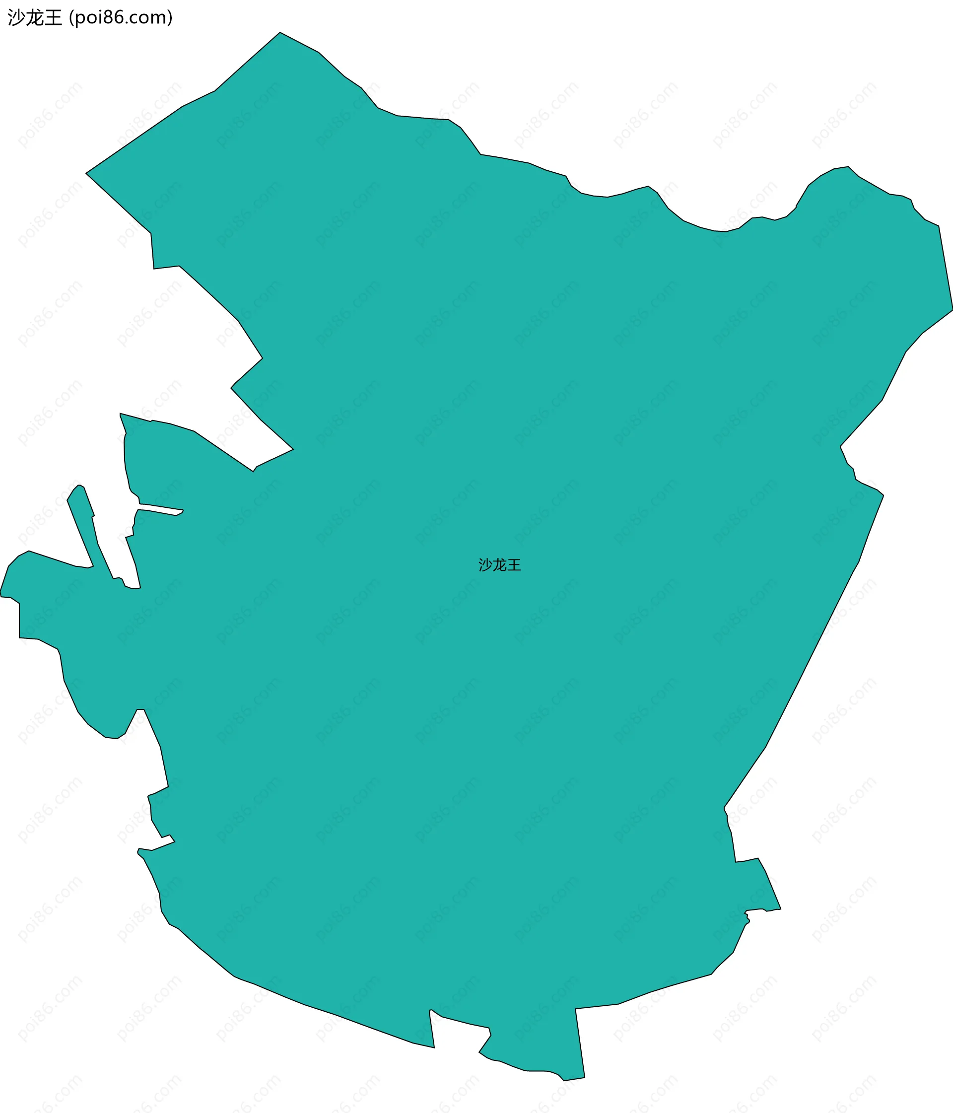 沙龙王边界地图