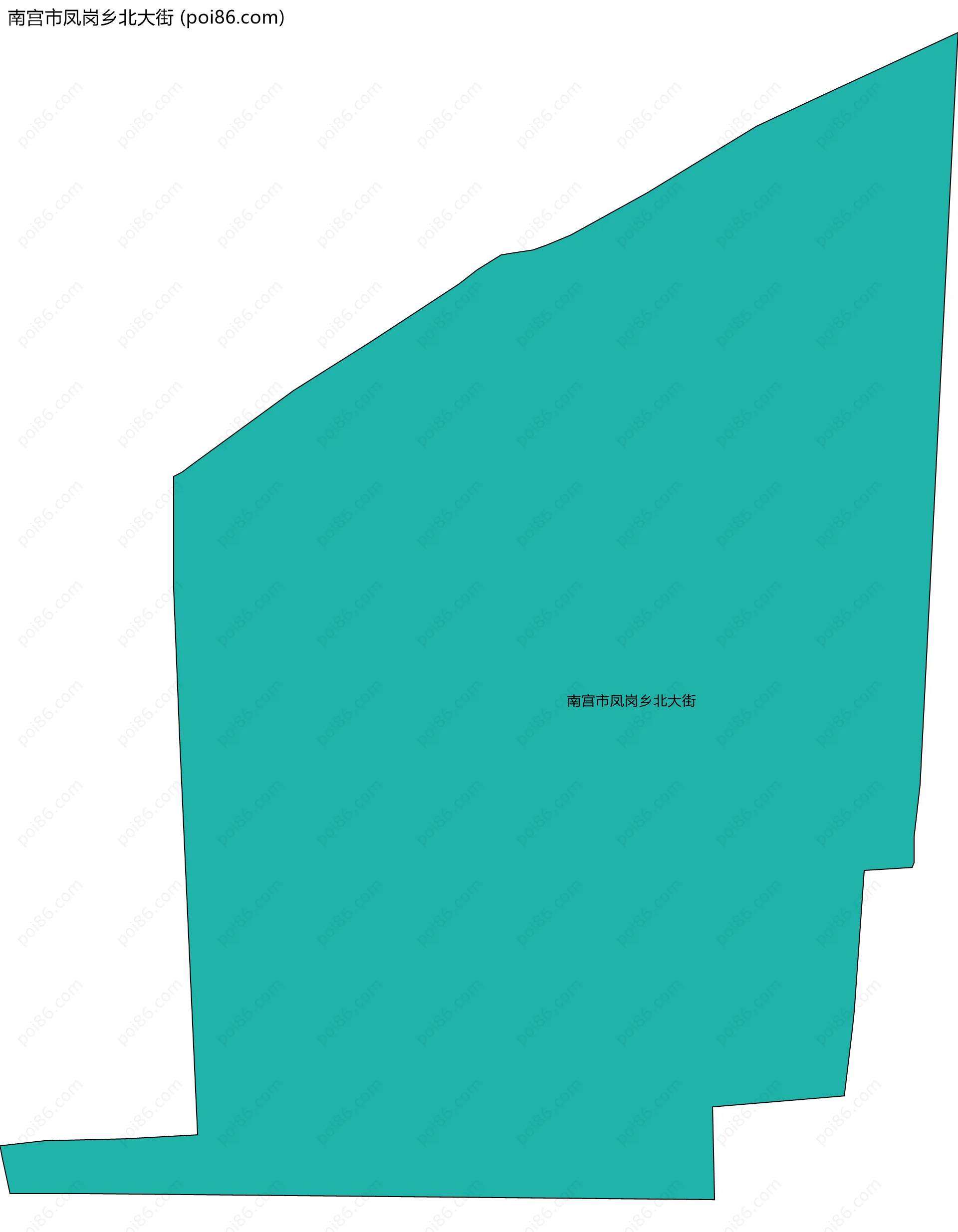 南宫市凤岗乡北大街边界地图