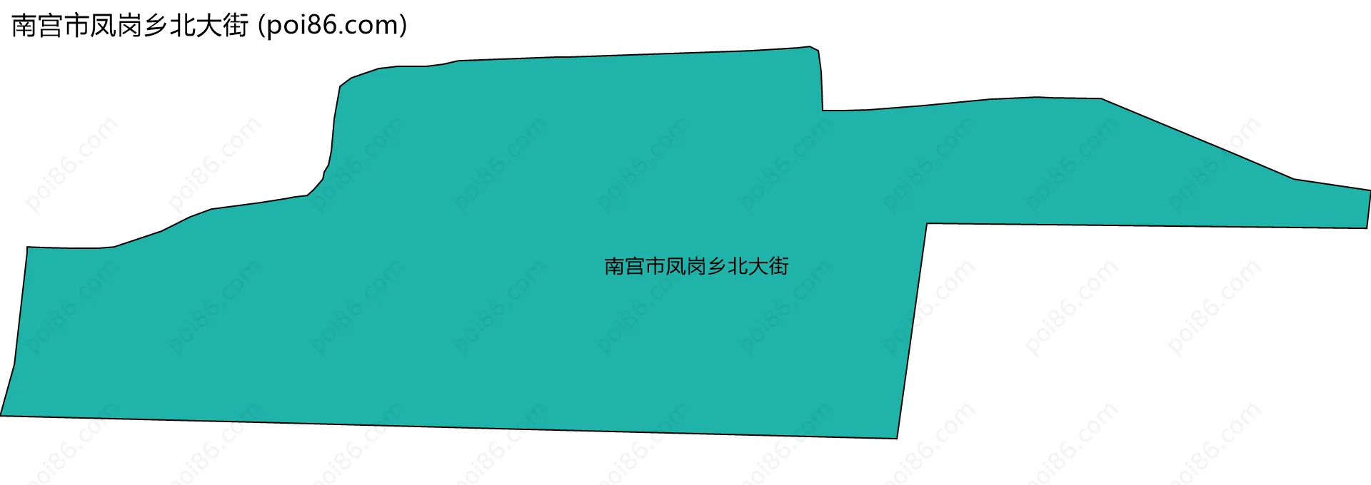 南宫市凤岗乡北大街边界地图