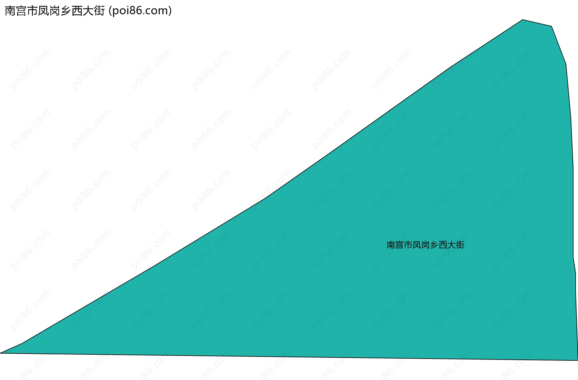 南宫市凤岗乡西大街边界地图