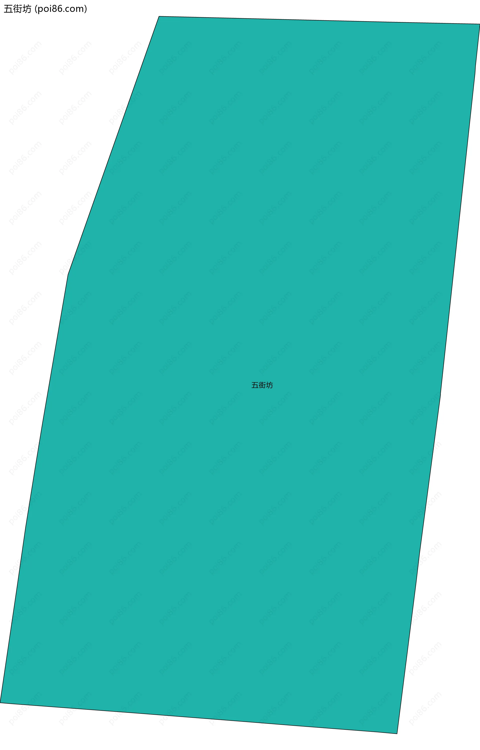 五街坊边界地图