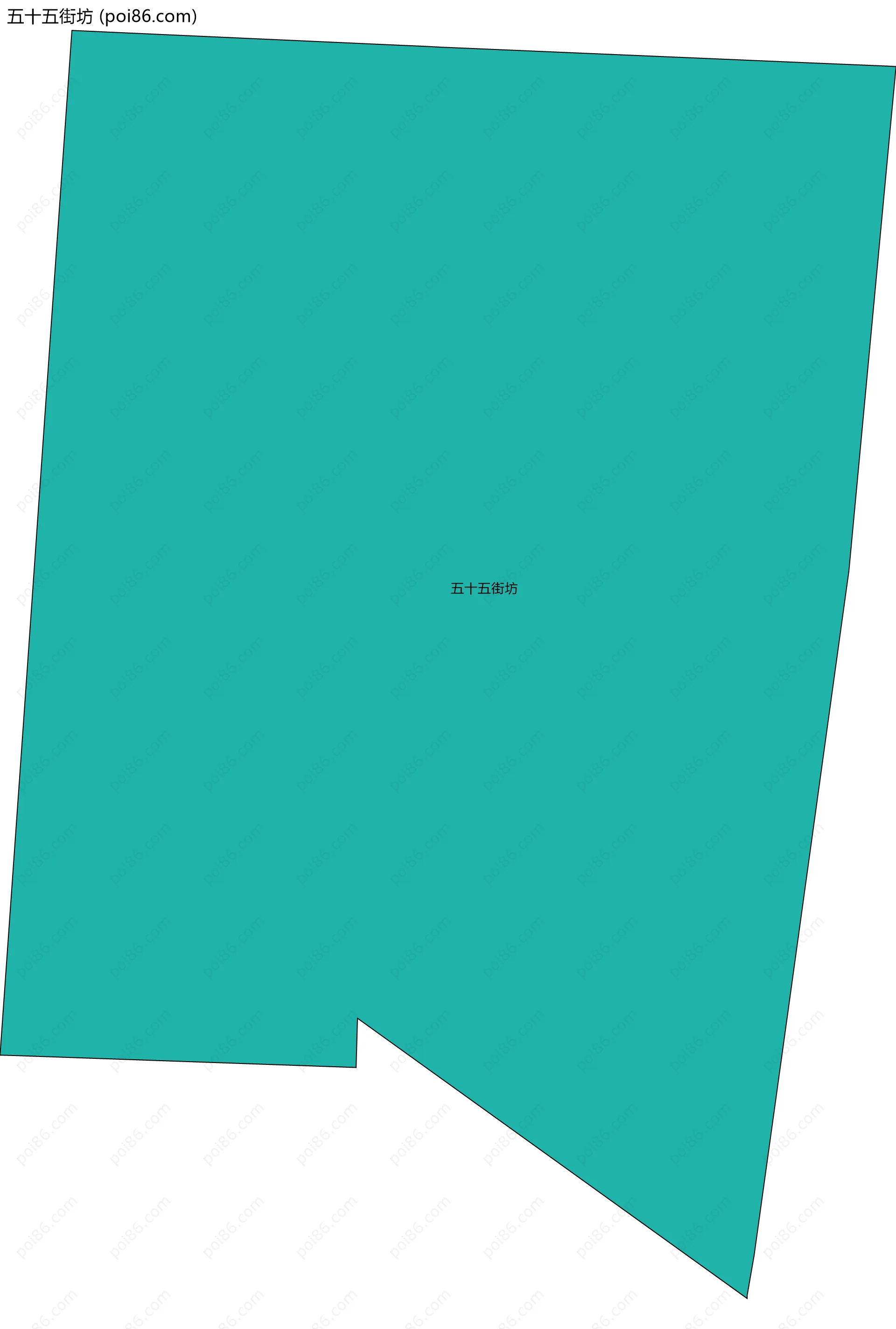 五十五街坊边界地图