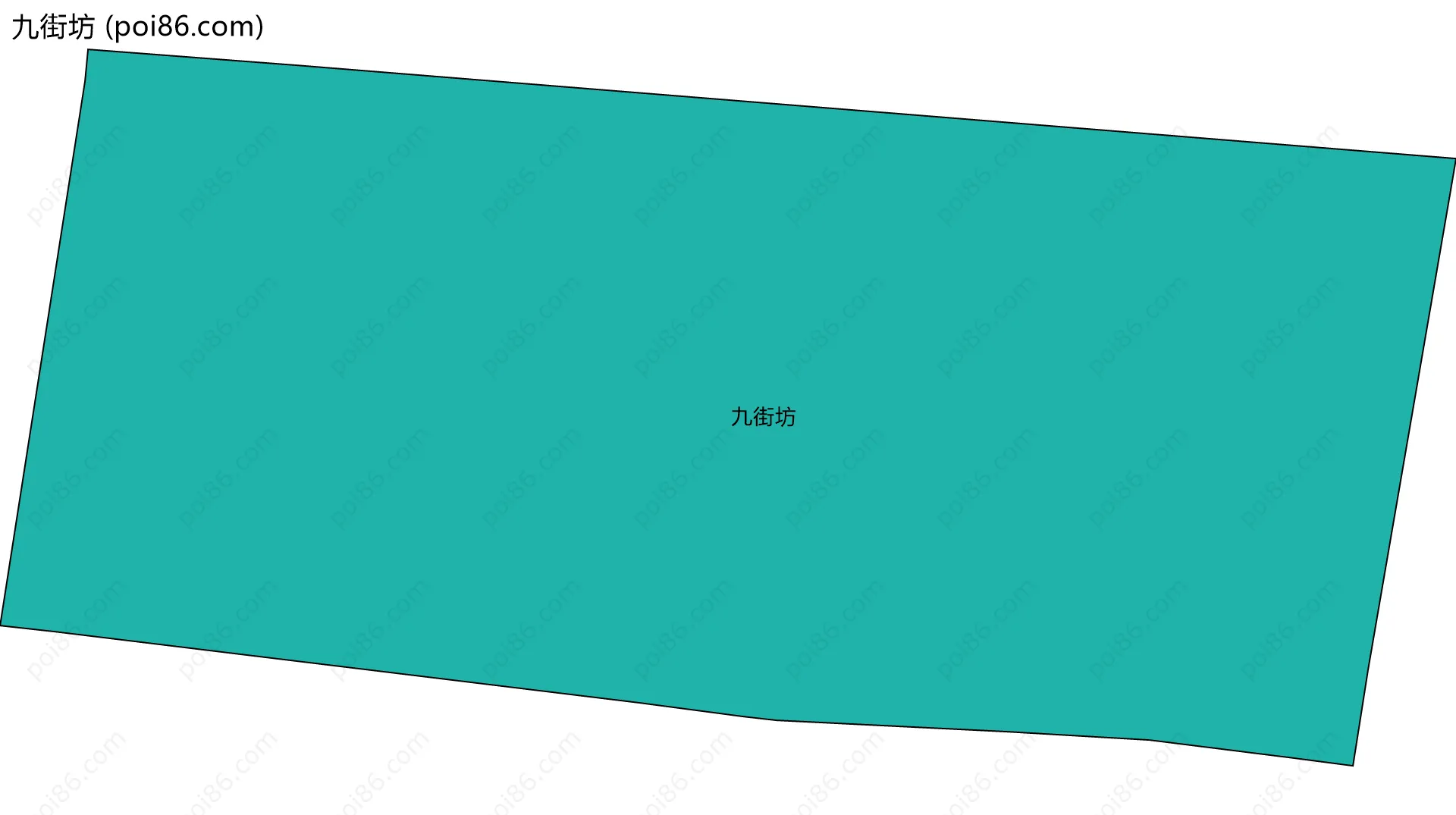 九街坊边界地图