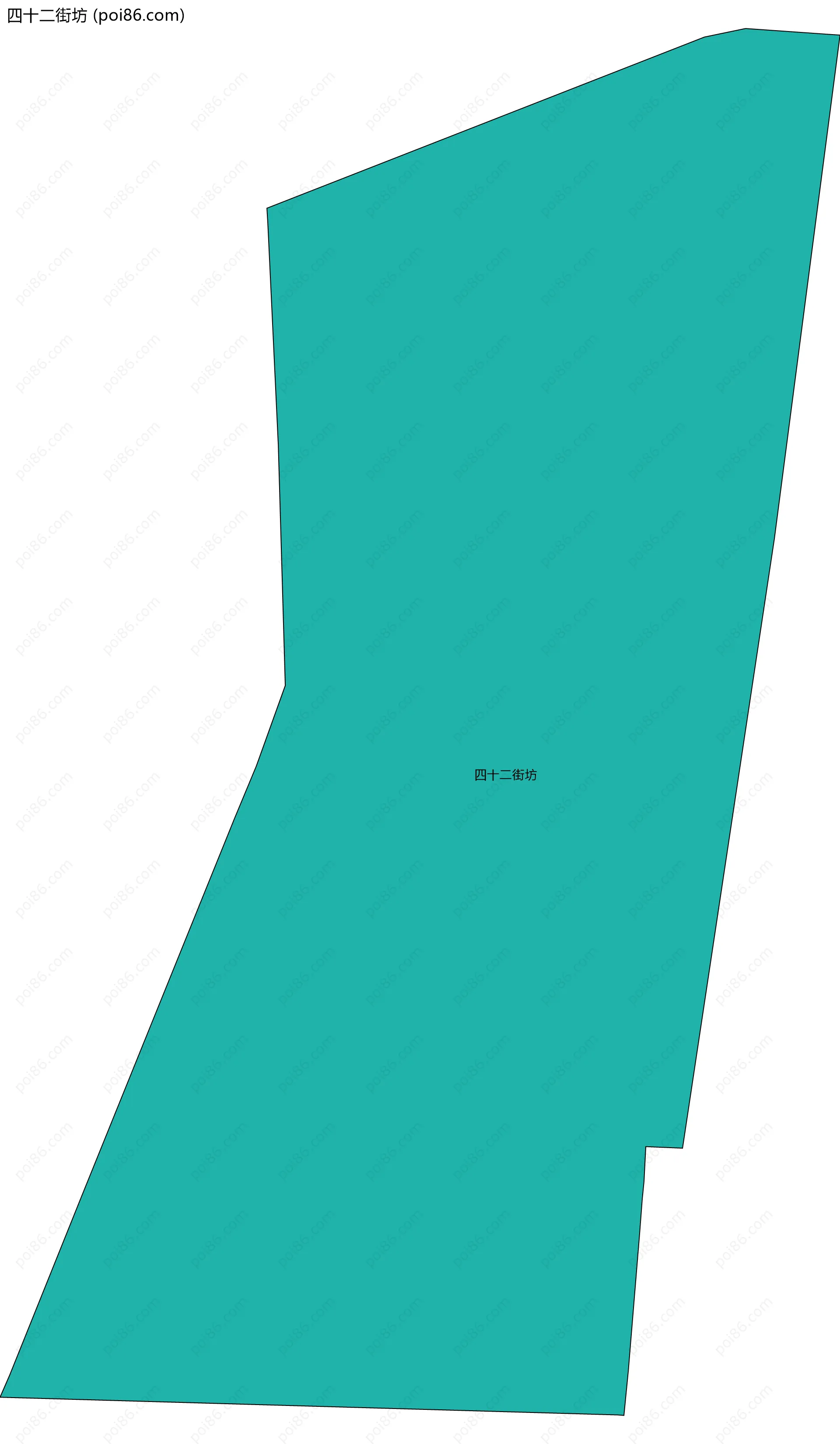四十二街坊边界地图