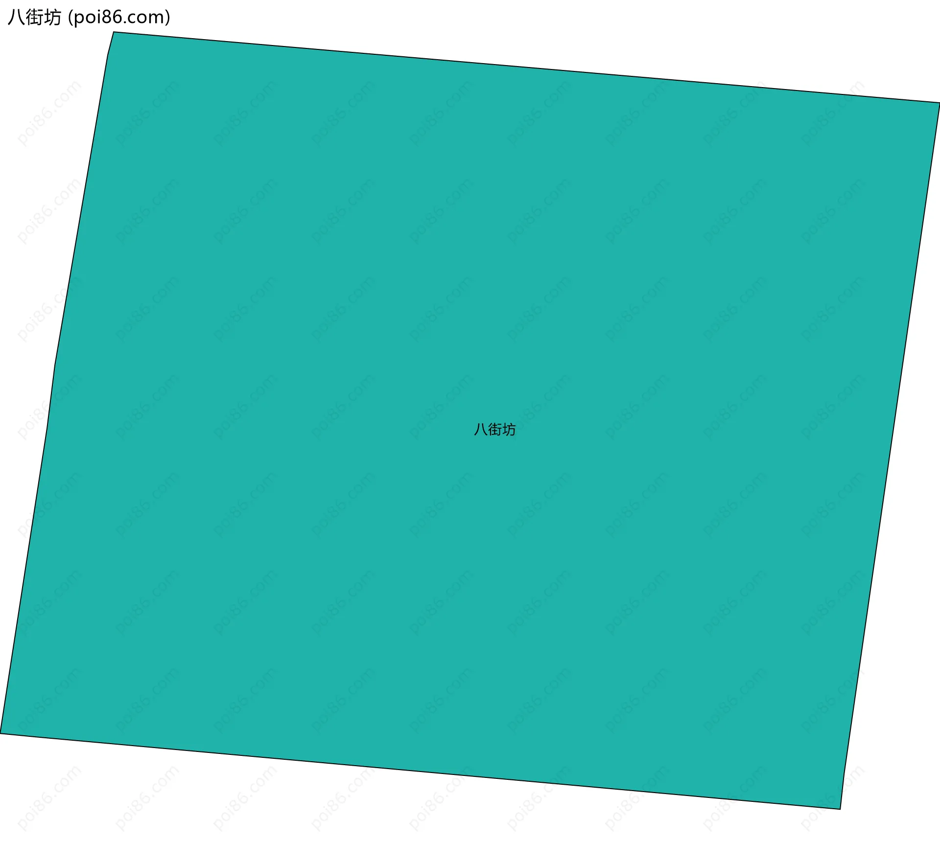 八街坊边界地图