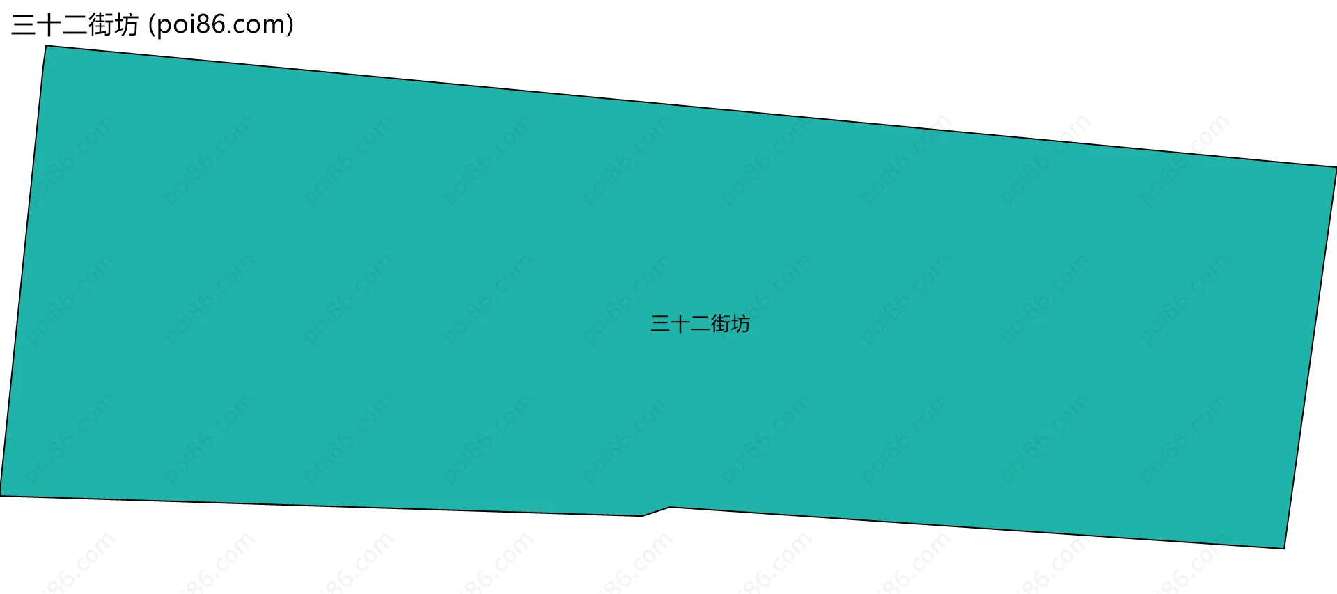 三十二街坊边界地图