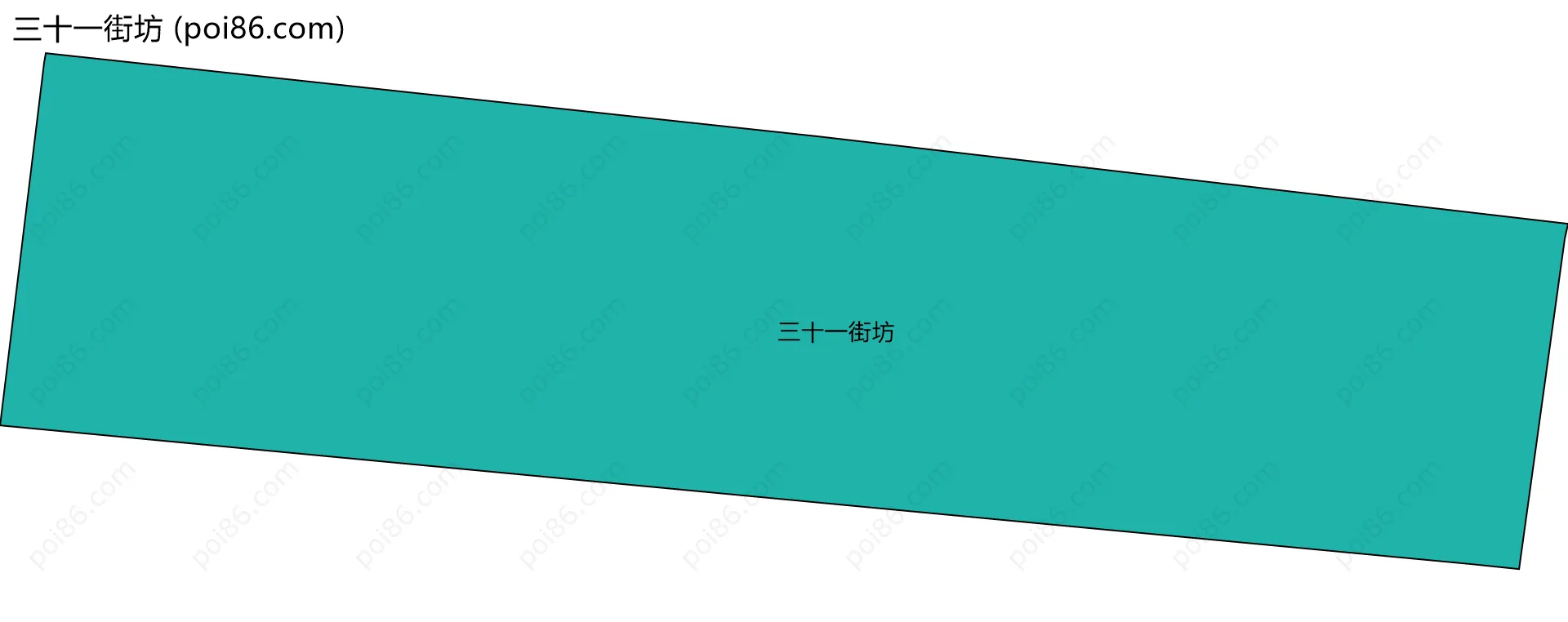 三十一街坊边界地图