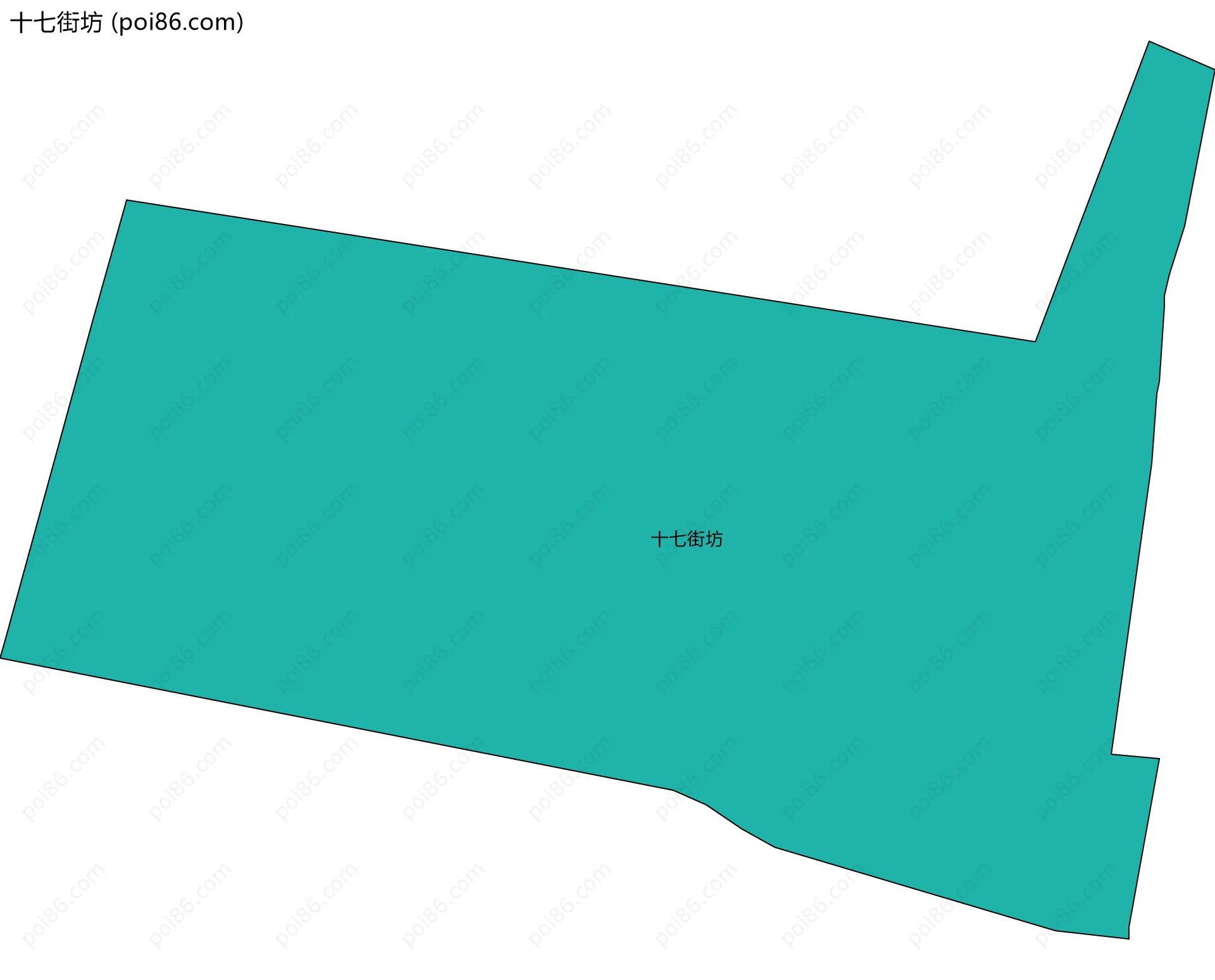 十七街坊边界地图