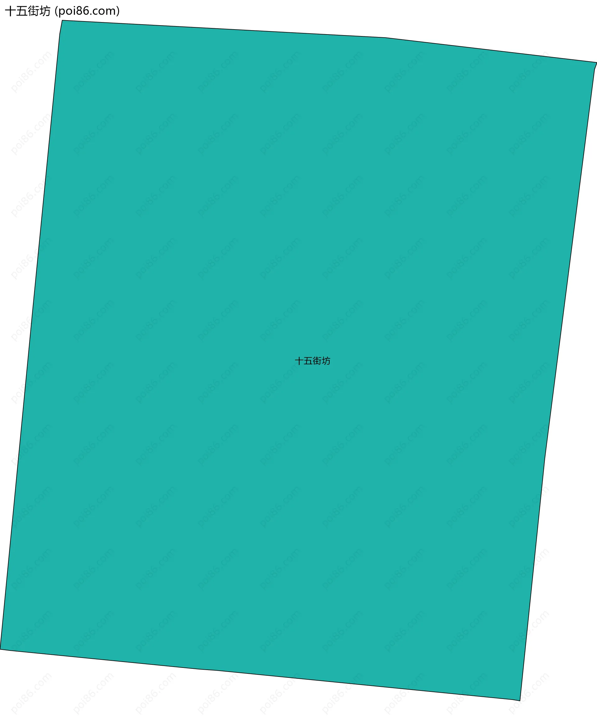 十五街坊边界地图