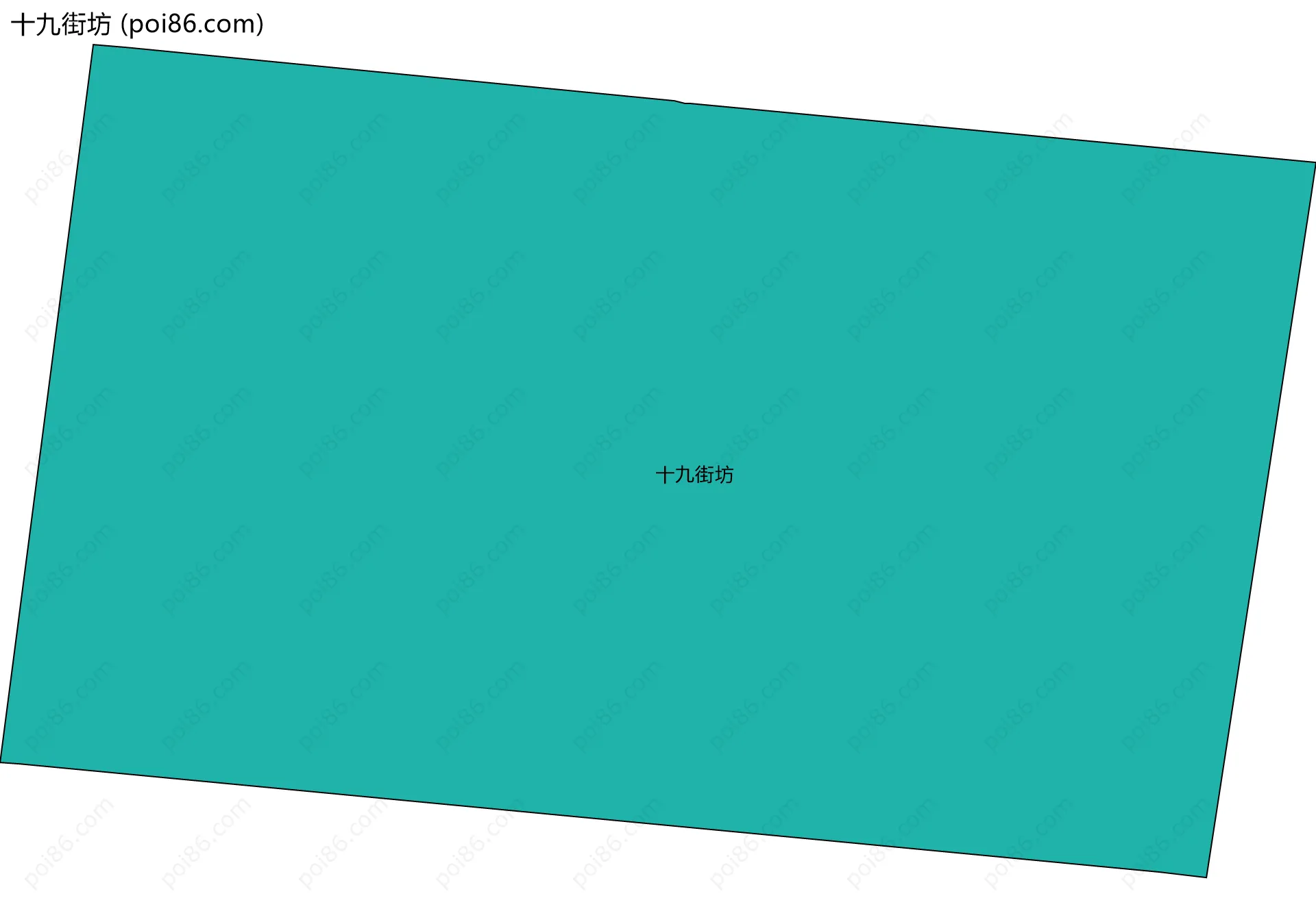 十九街坊边界地图