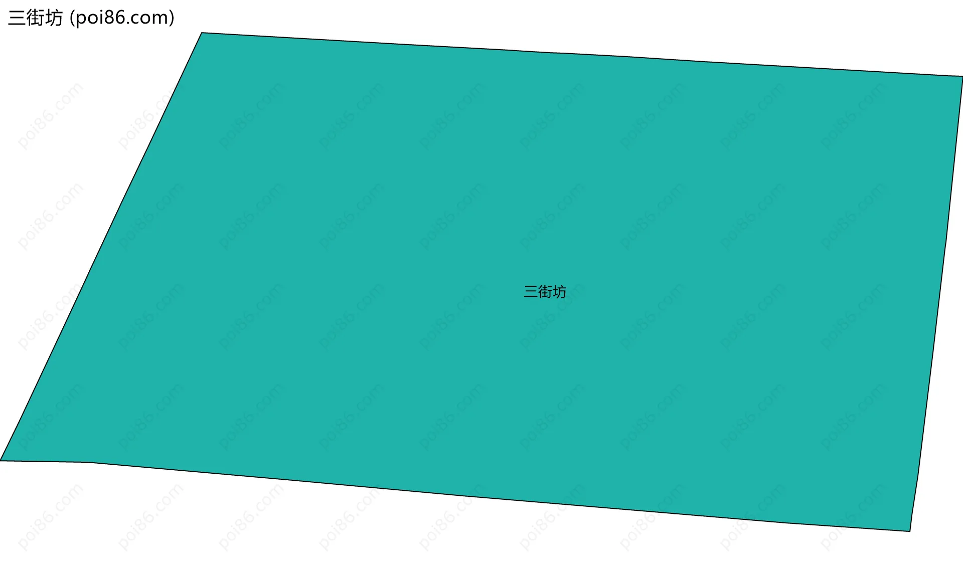 三街坊边界地图