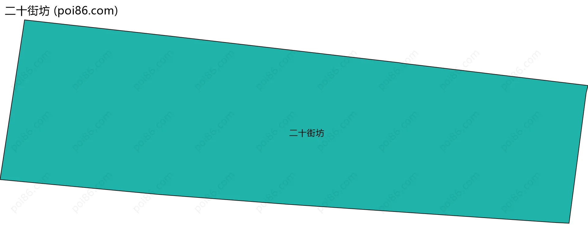 二十街坊边界地图