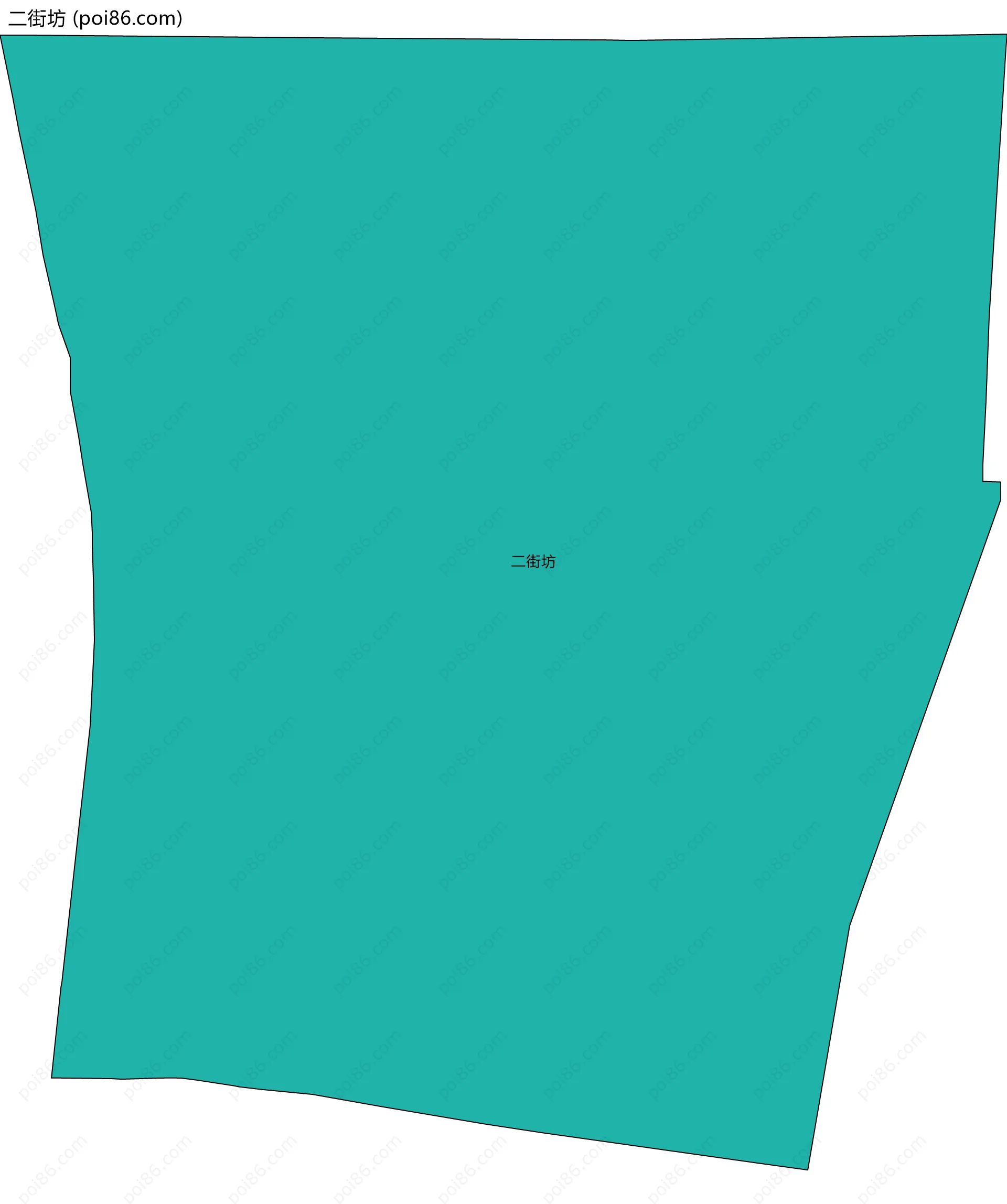 二街坊边界地图