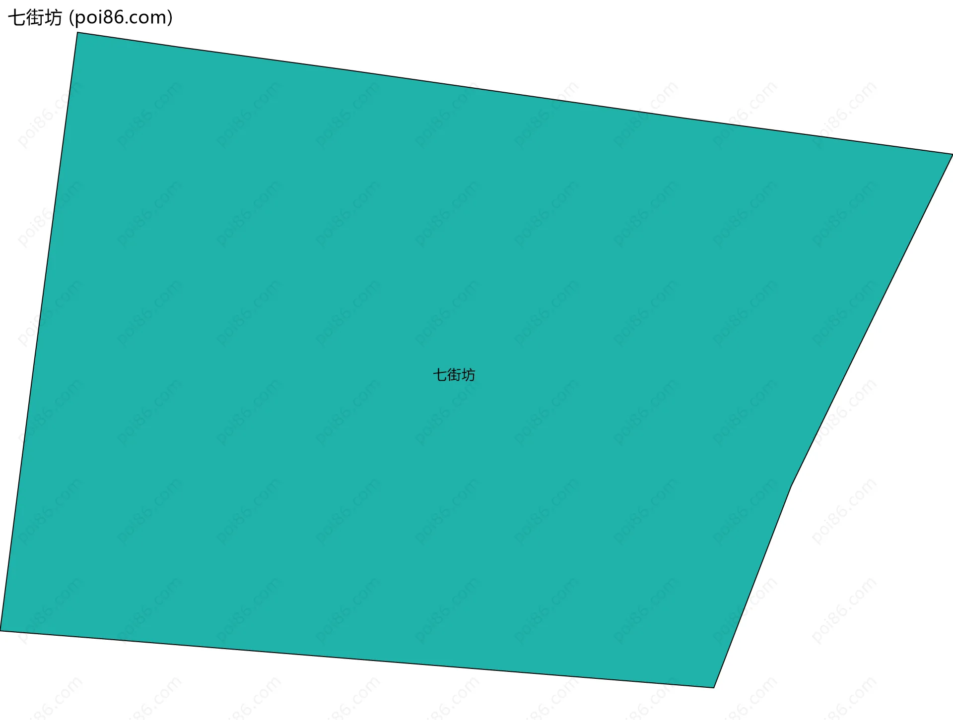 七街坊边界地图
