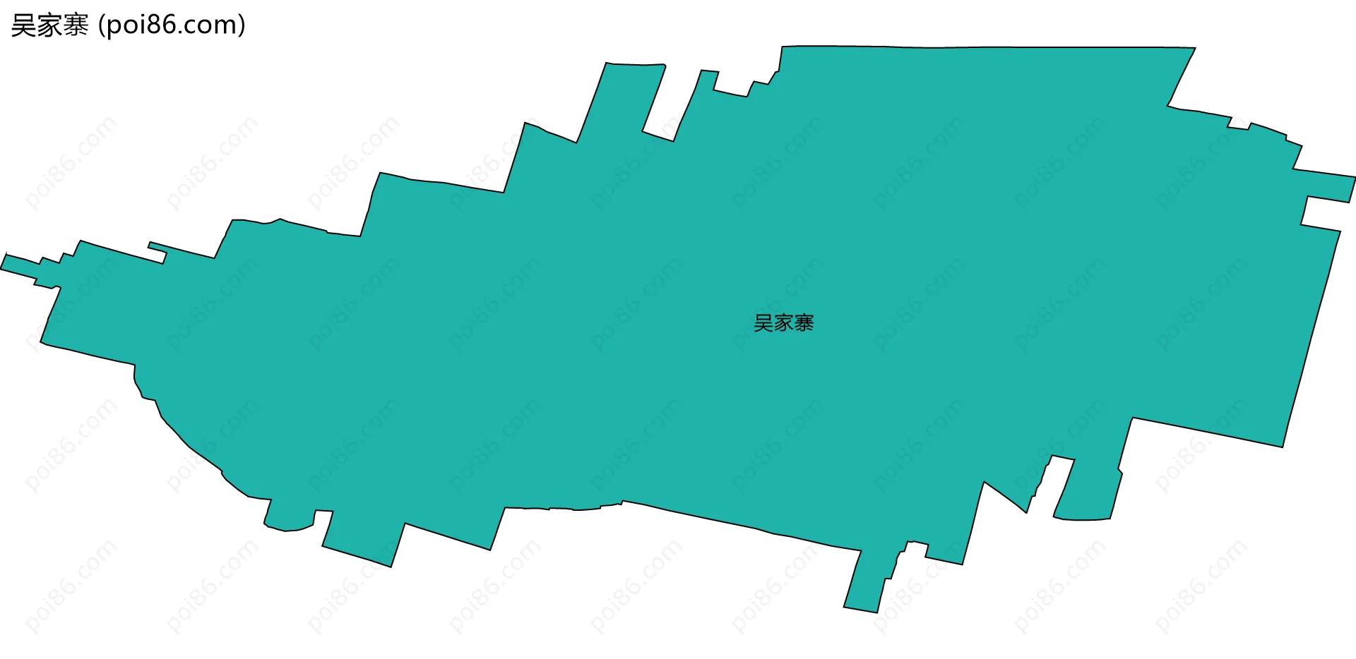 吴家寨边界地图