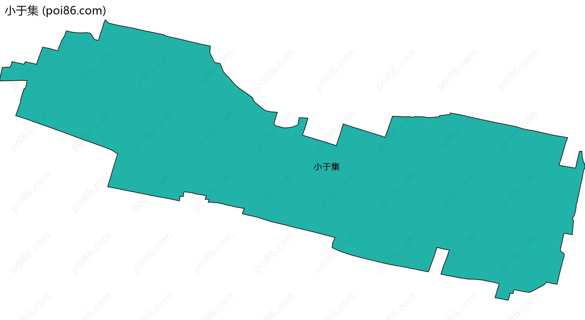 小于集边界地图