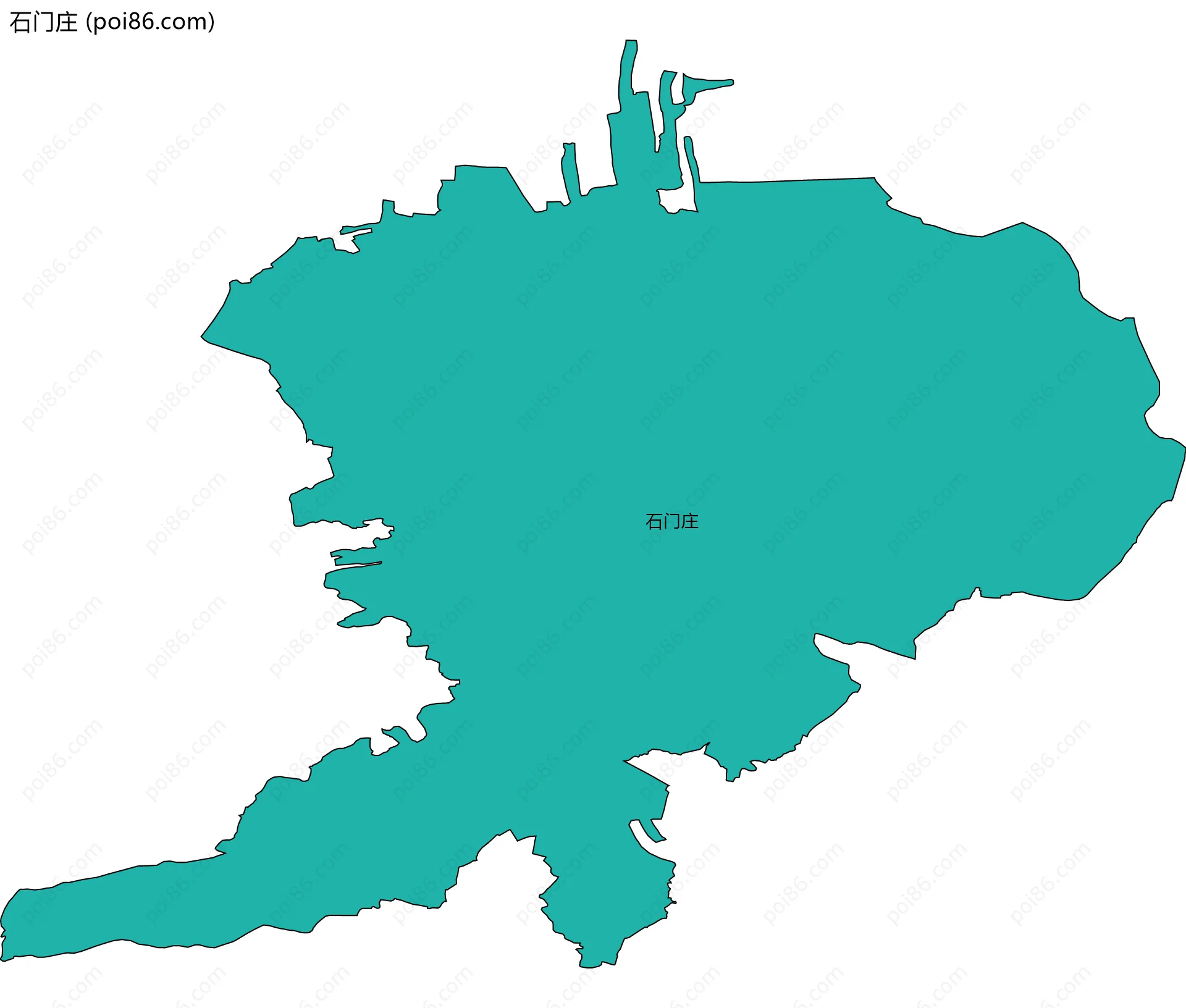 石门庄边界地图