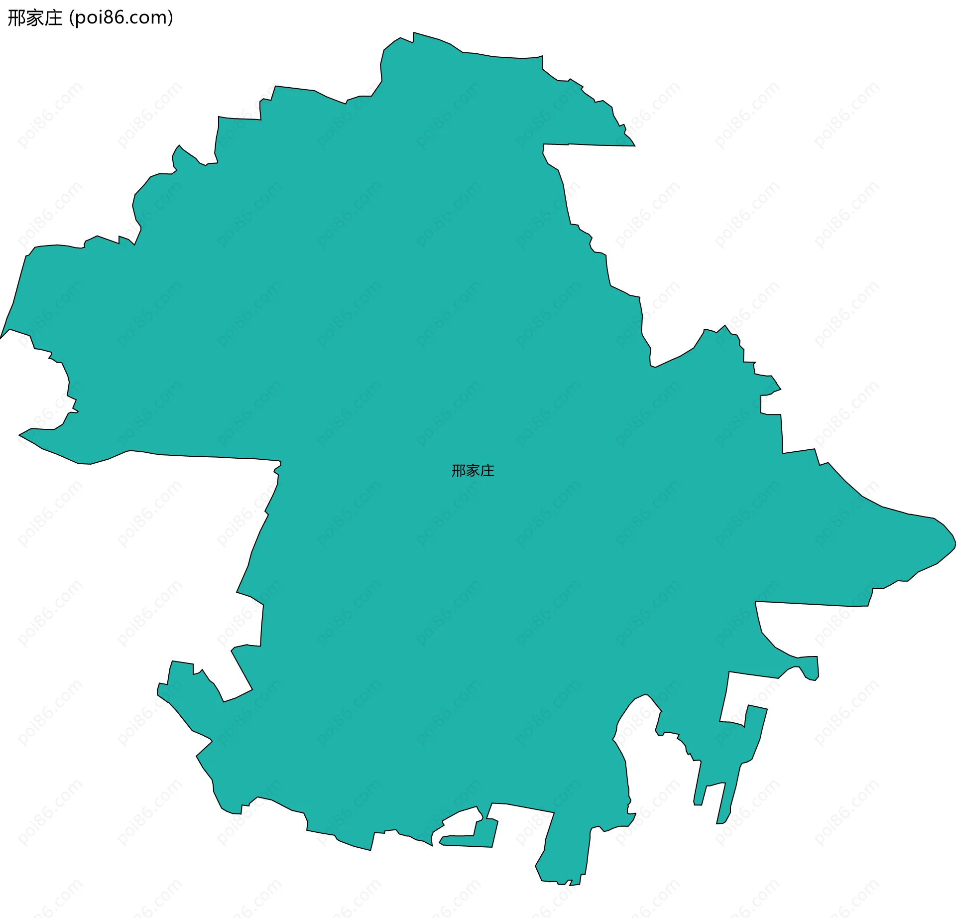 邢家庄边界地图