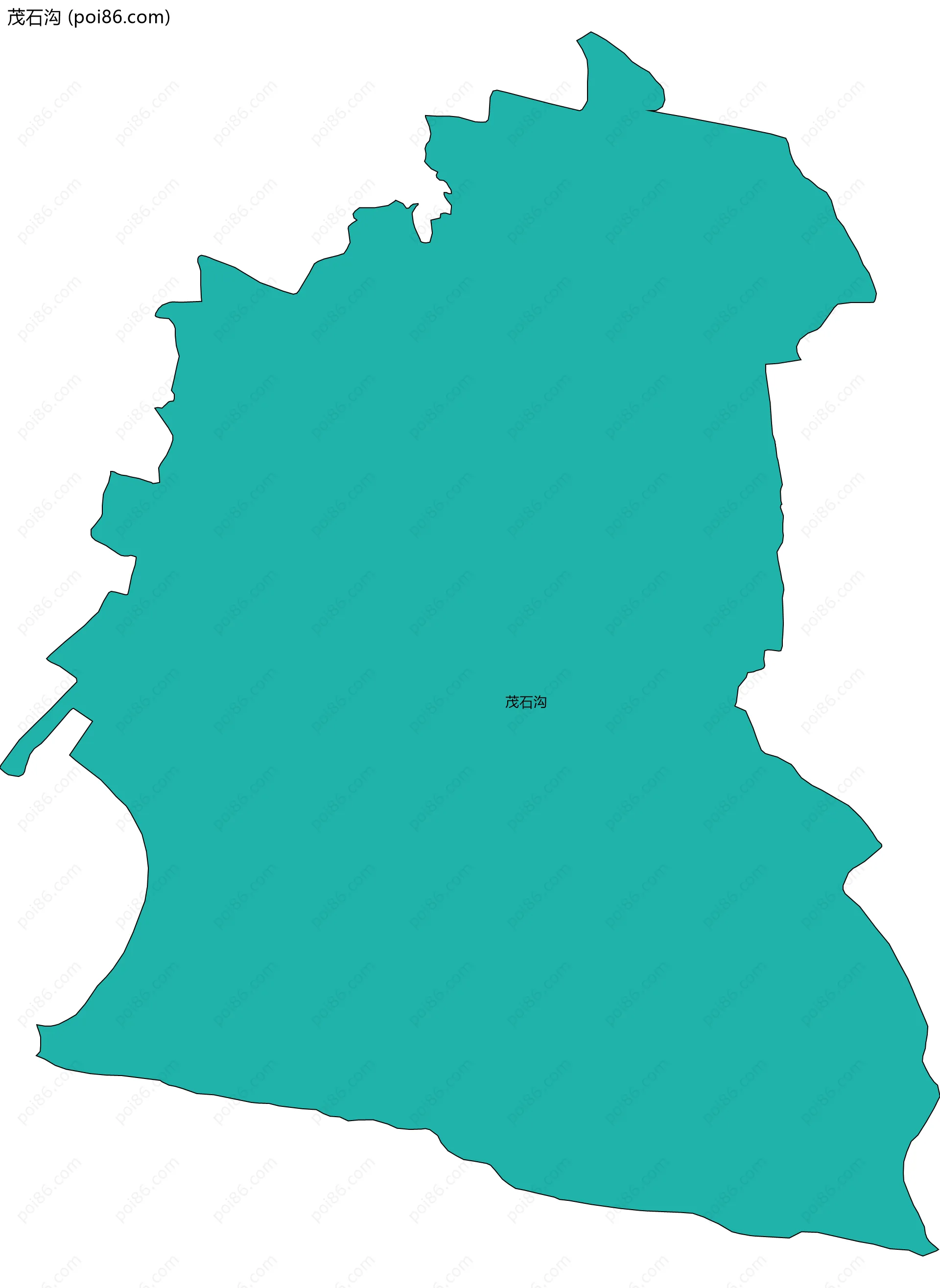 茂石沟边界地图