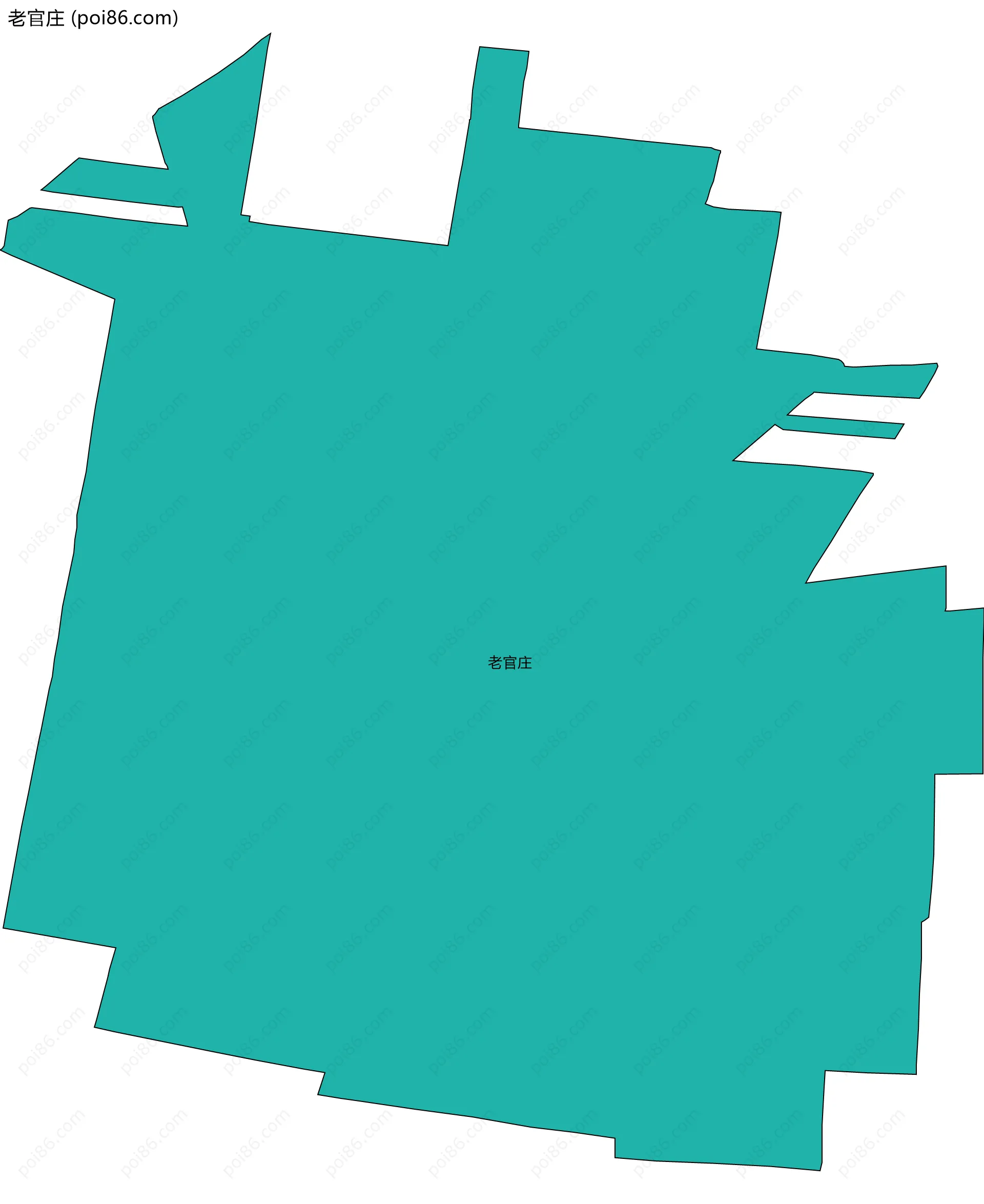 老官庄边界地图