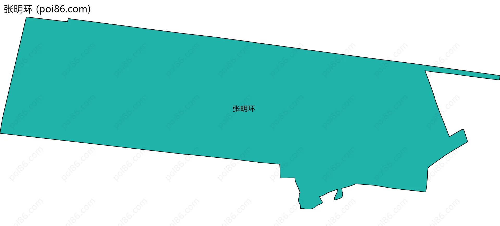 张明环边界地图