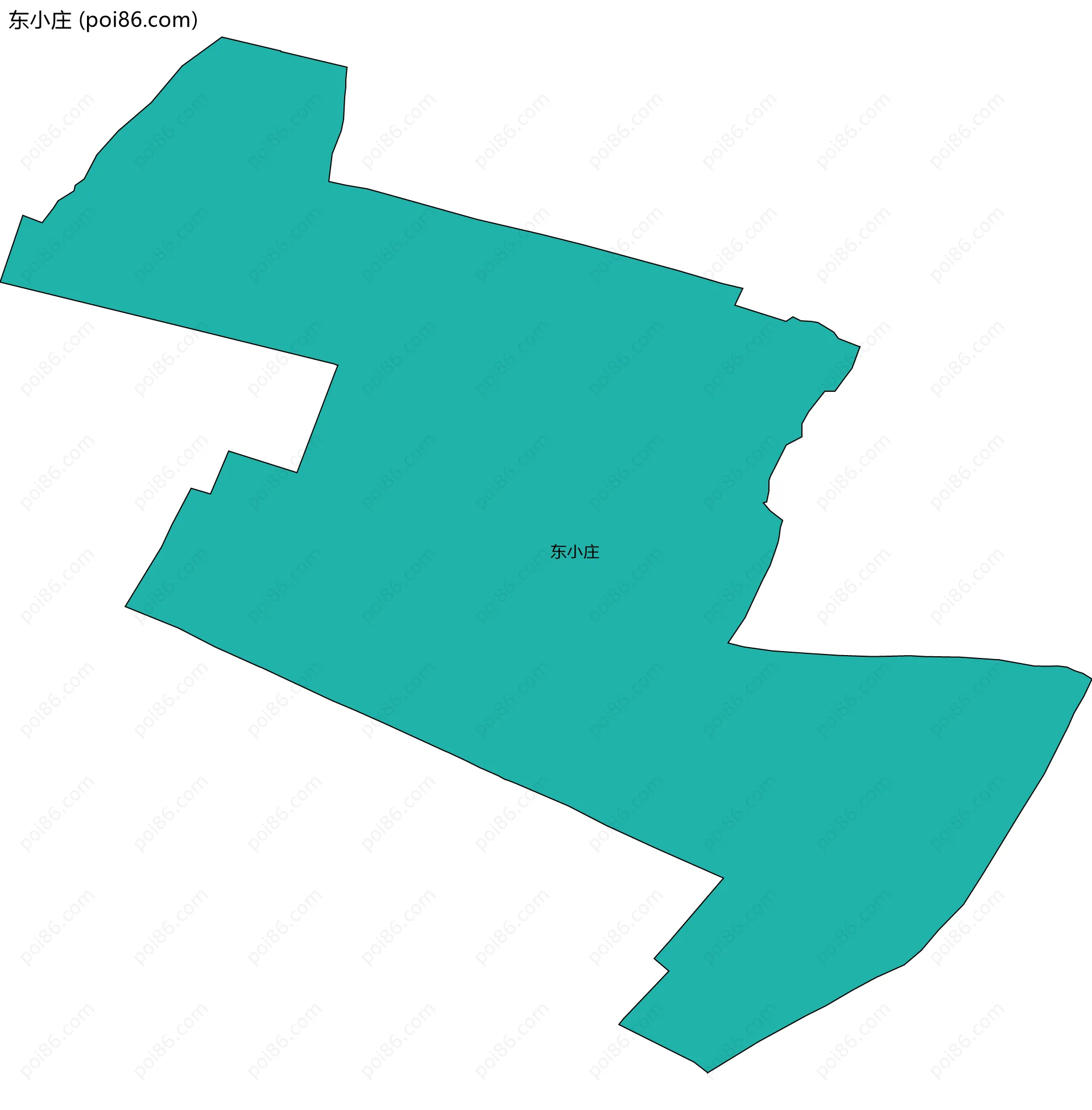 东小庄边界地图