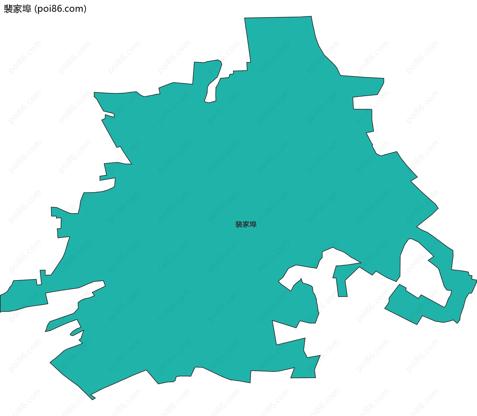 裴家埠边界地图