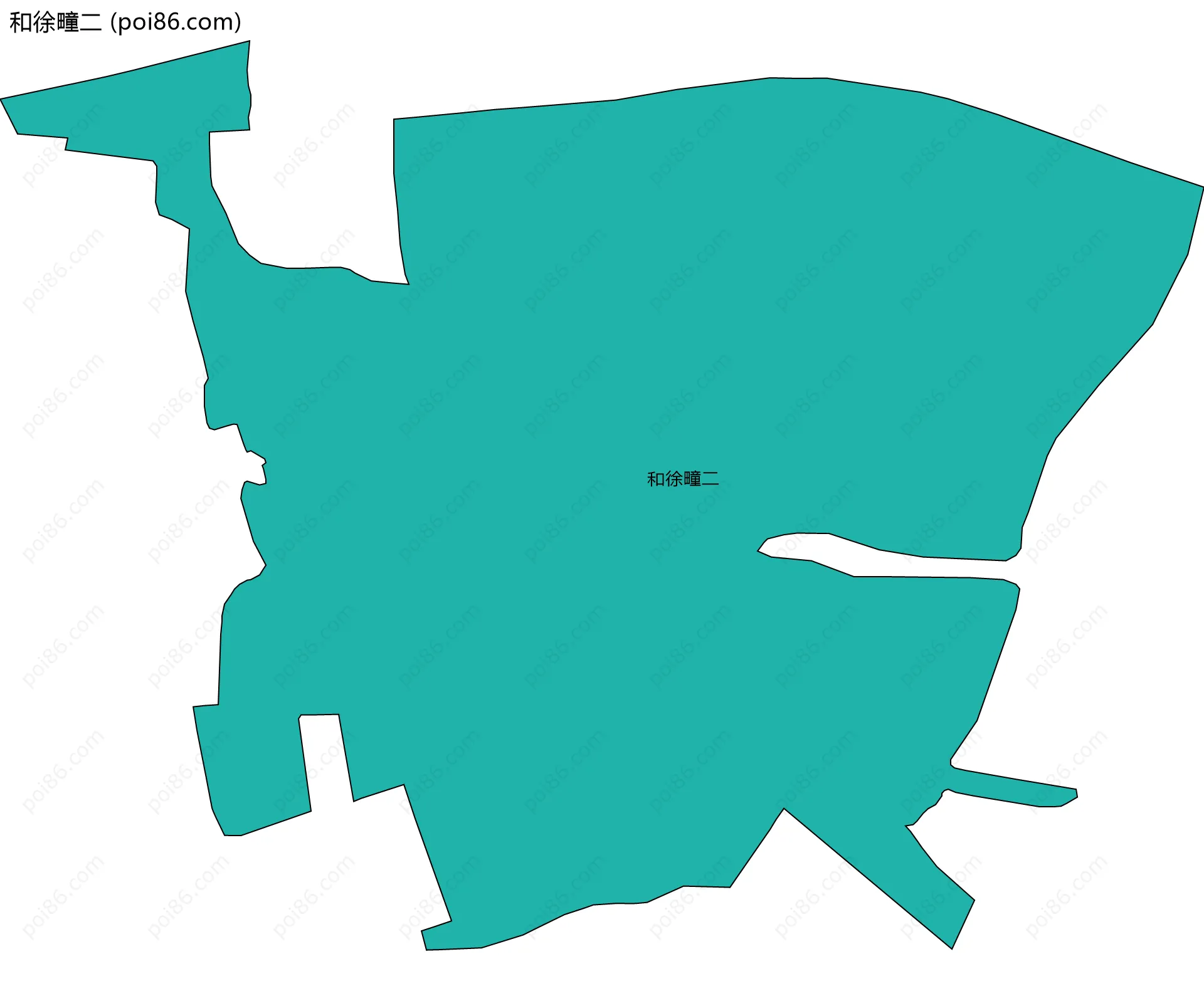 和徐疃二边界地图