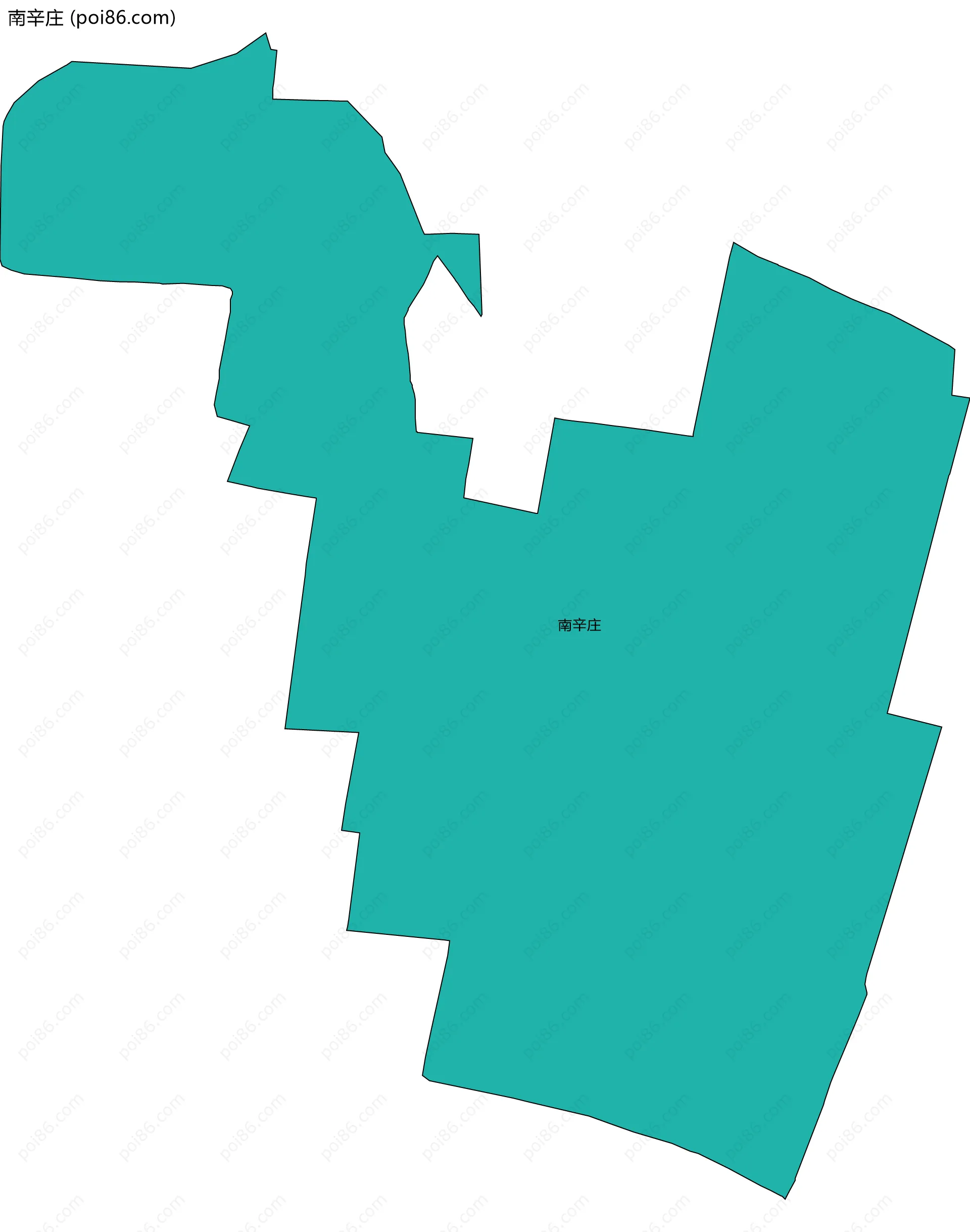 南辛庄边界地图