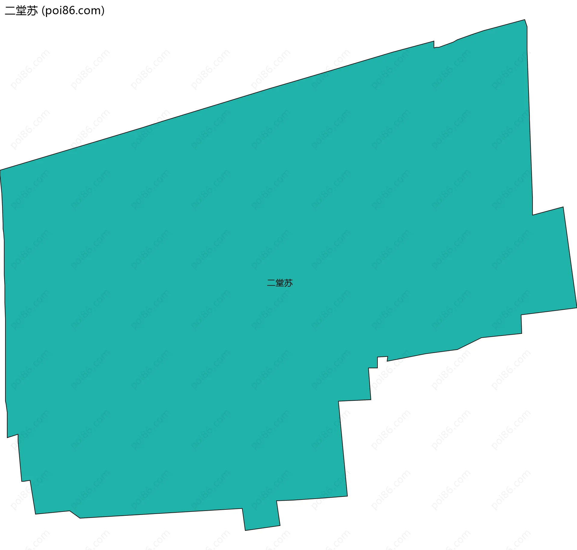 二堂苏边界地图
