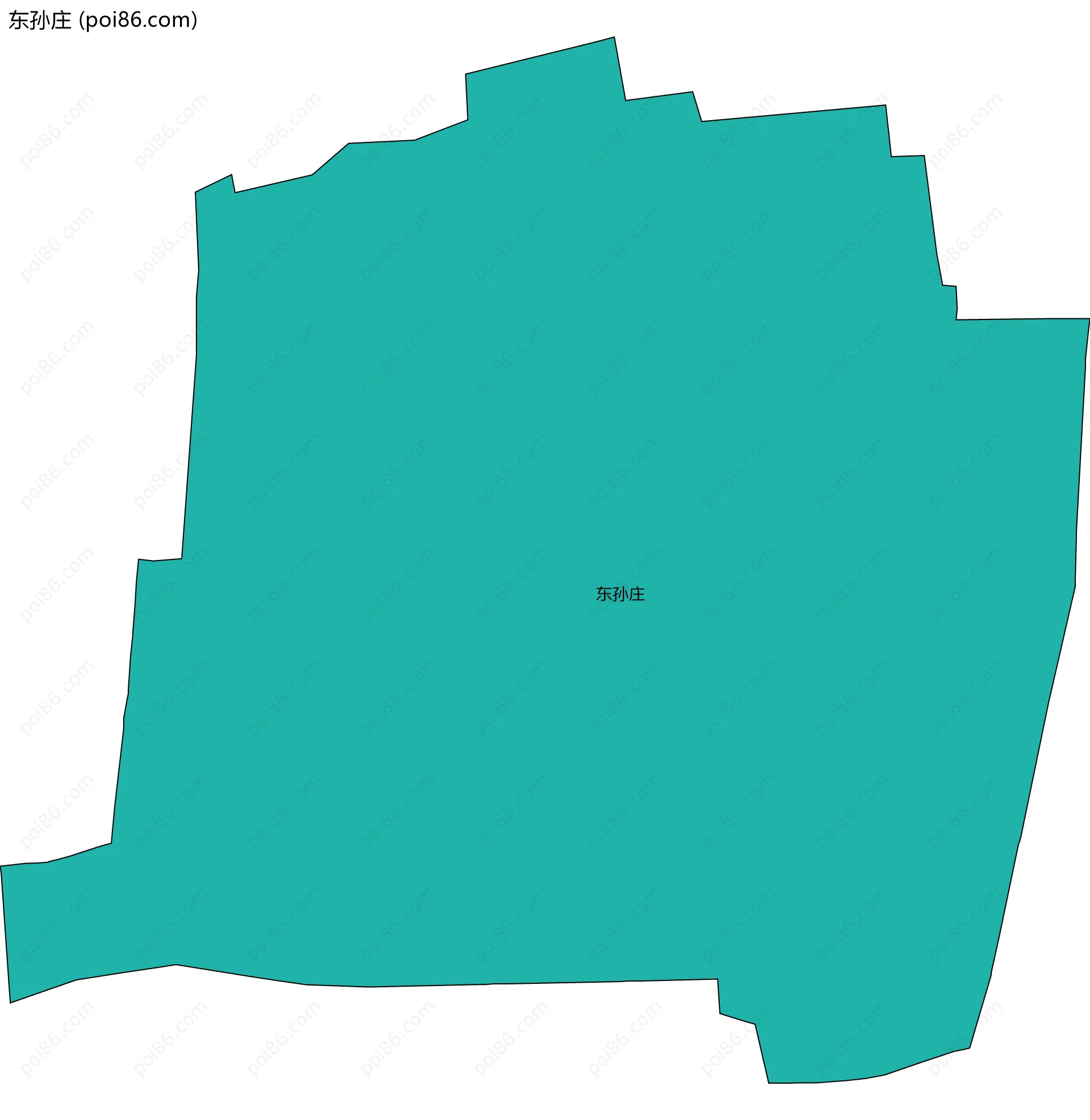 东孙庄边界地图