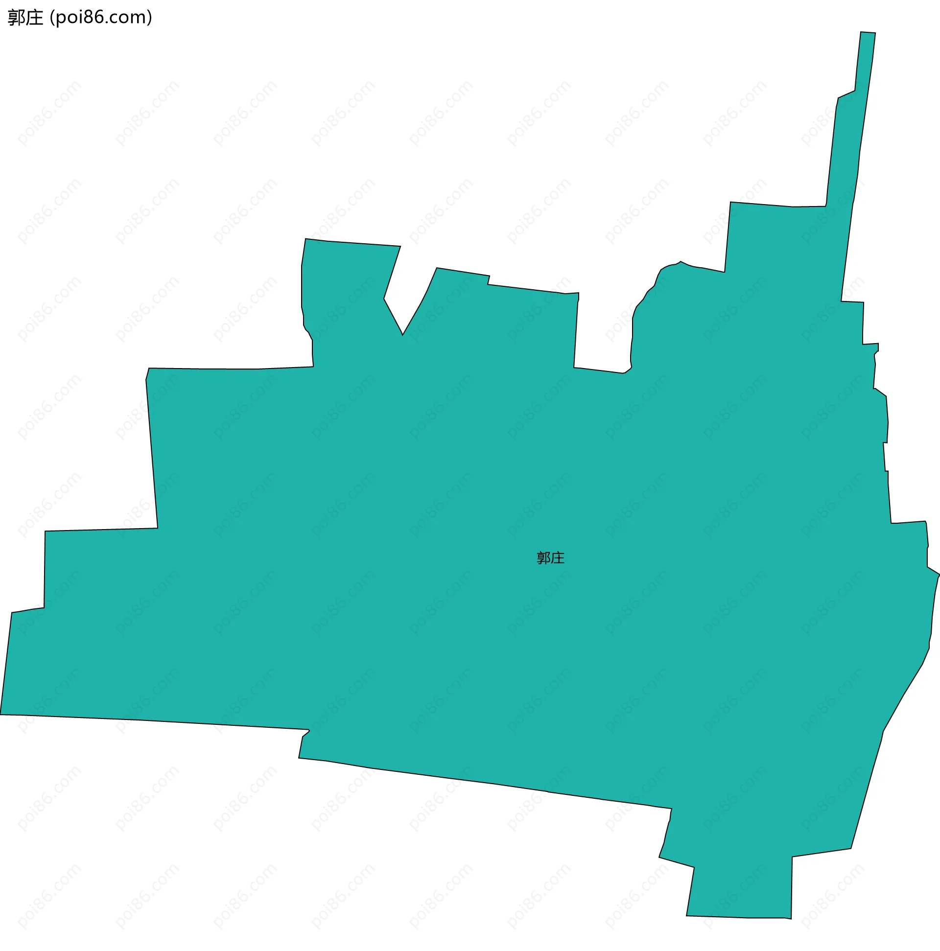 郭庄边界地图