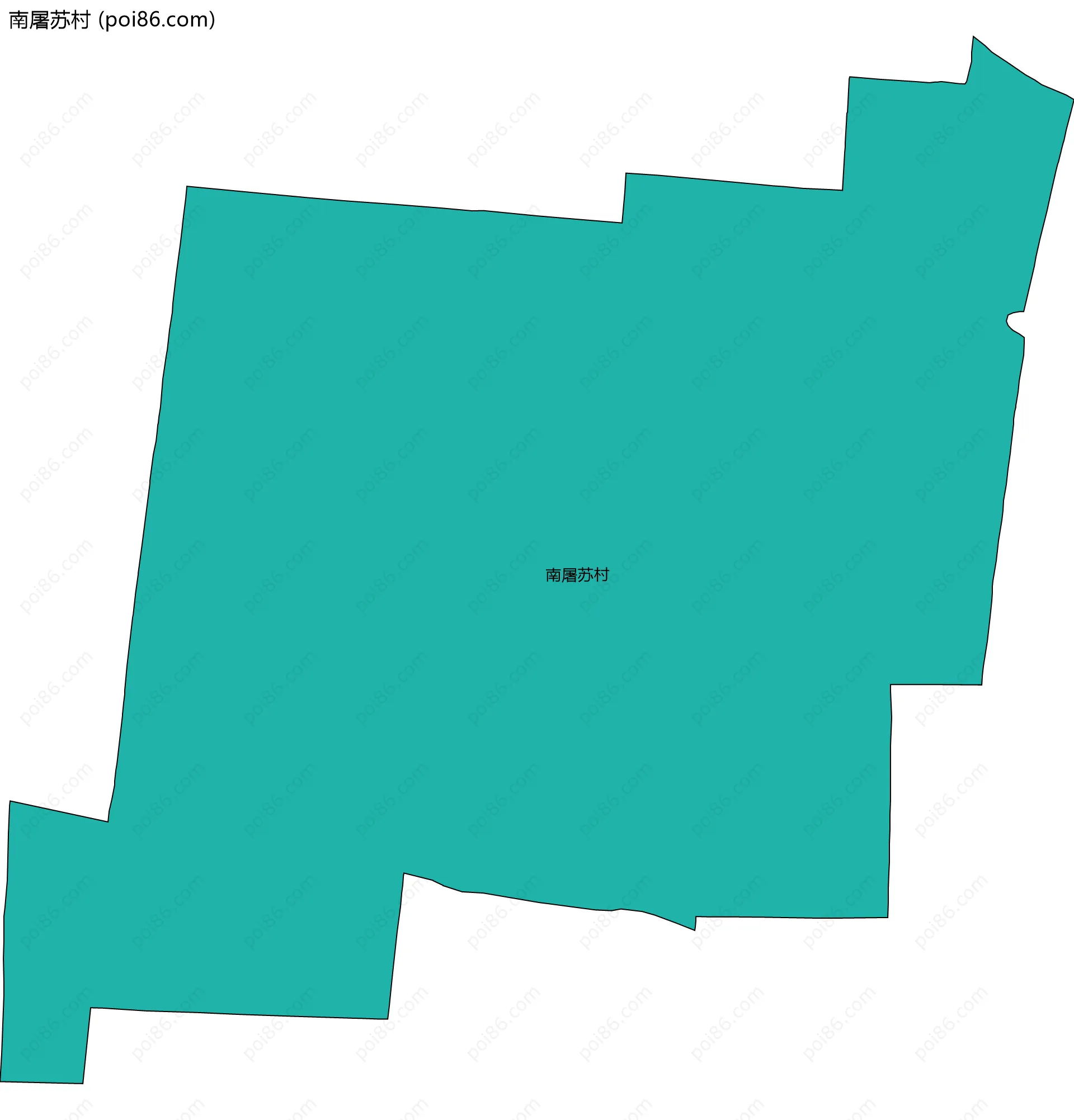 南屠苏村边界地图