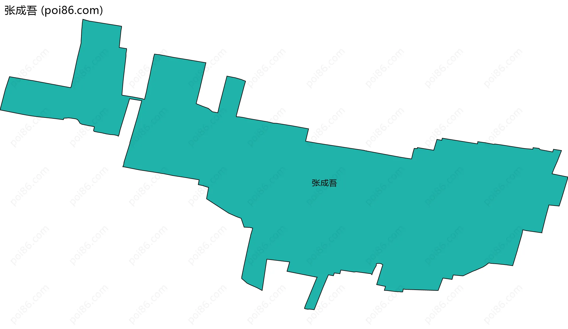 张成吾边界地图
