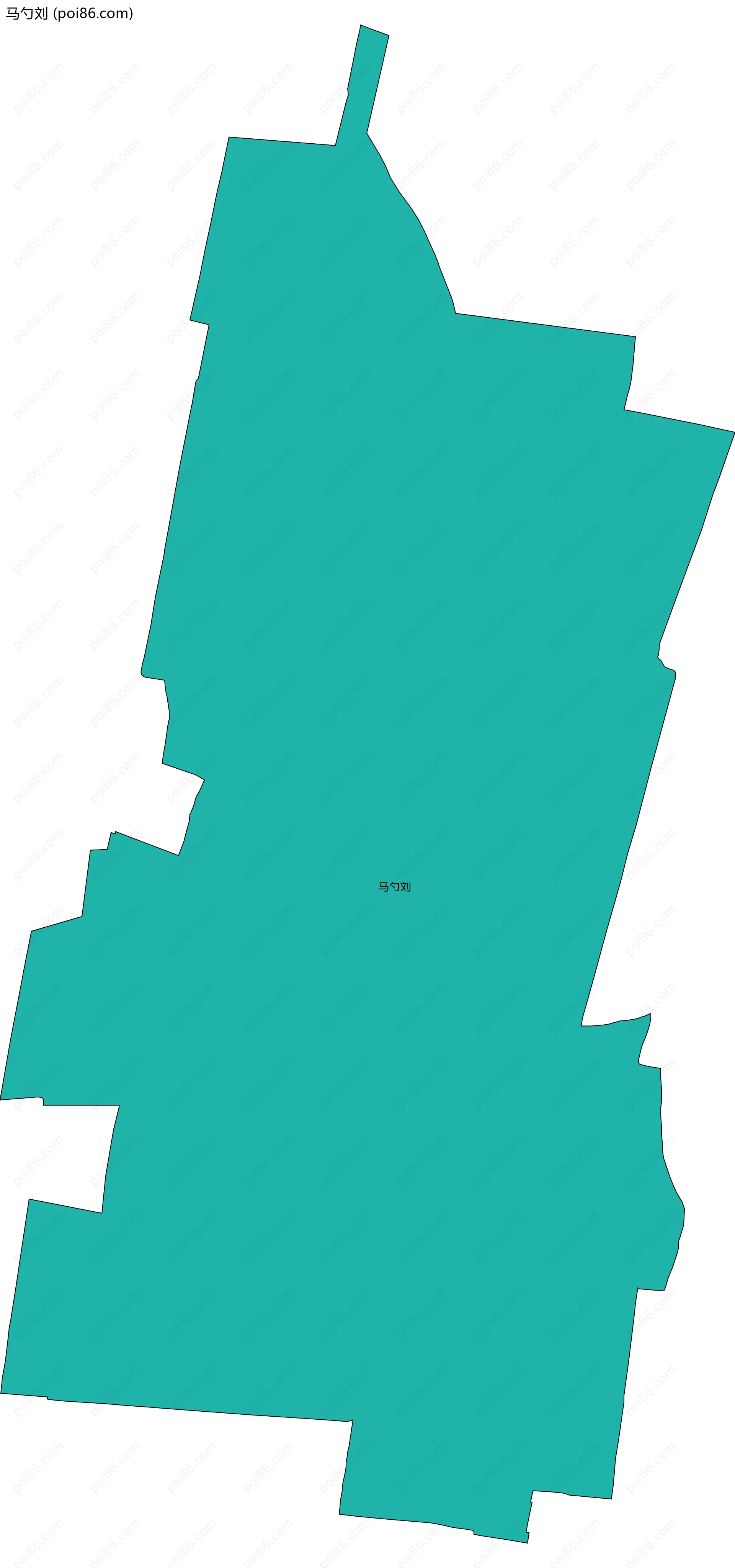 马勺刘边界地图