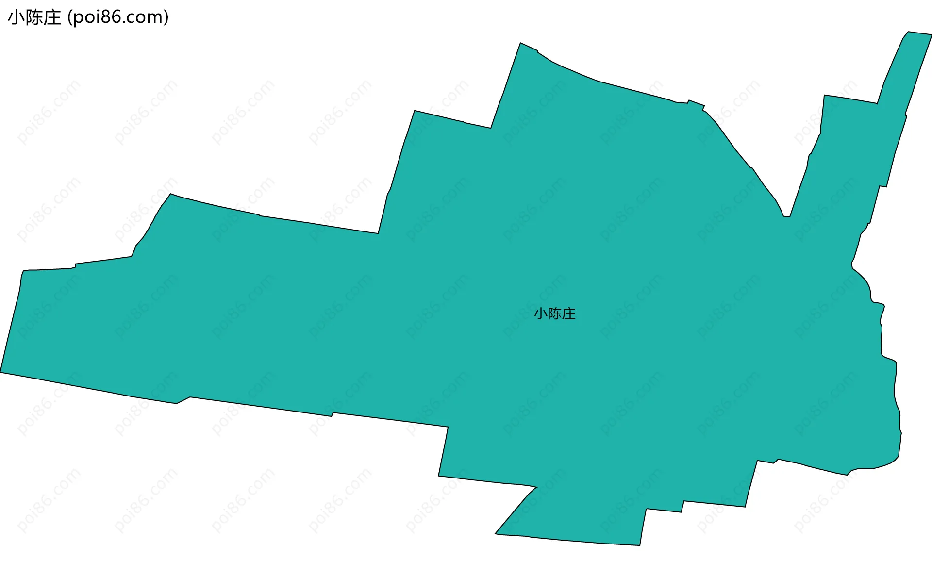 小陈庄边界地图