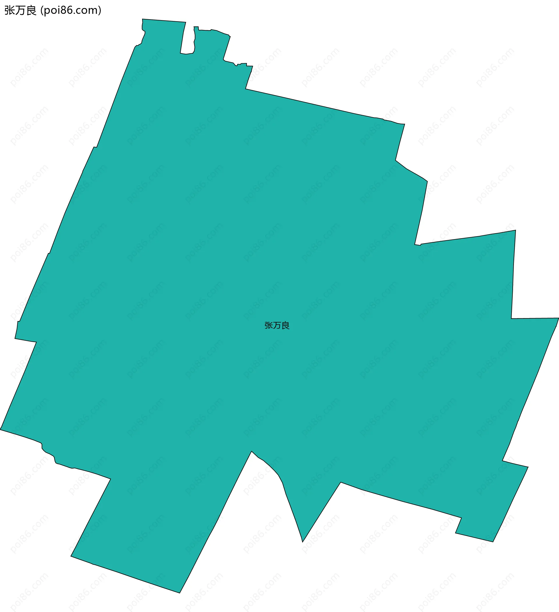 张万良边界地图