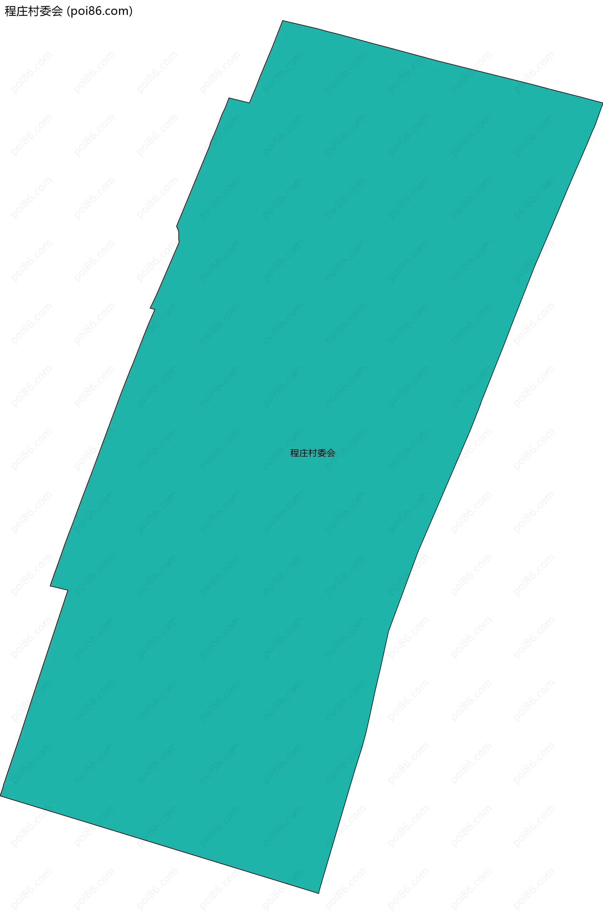 程庄村委会边界地图