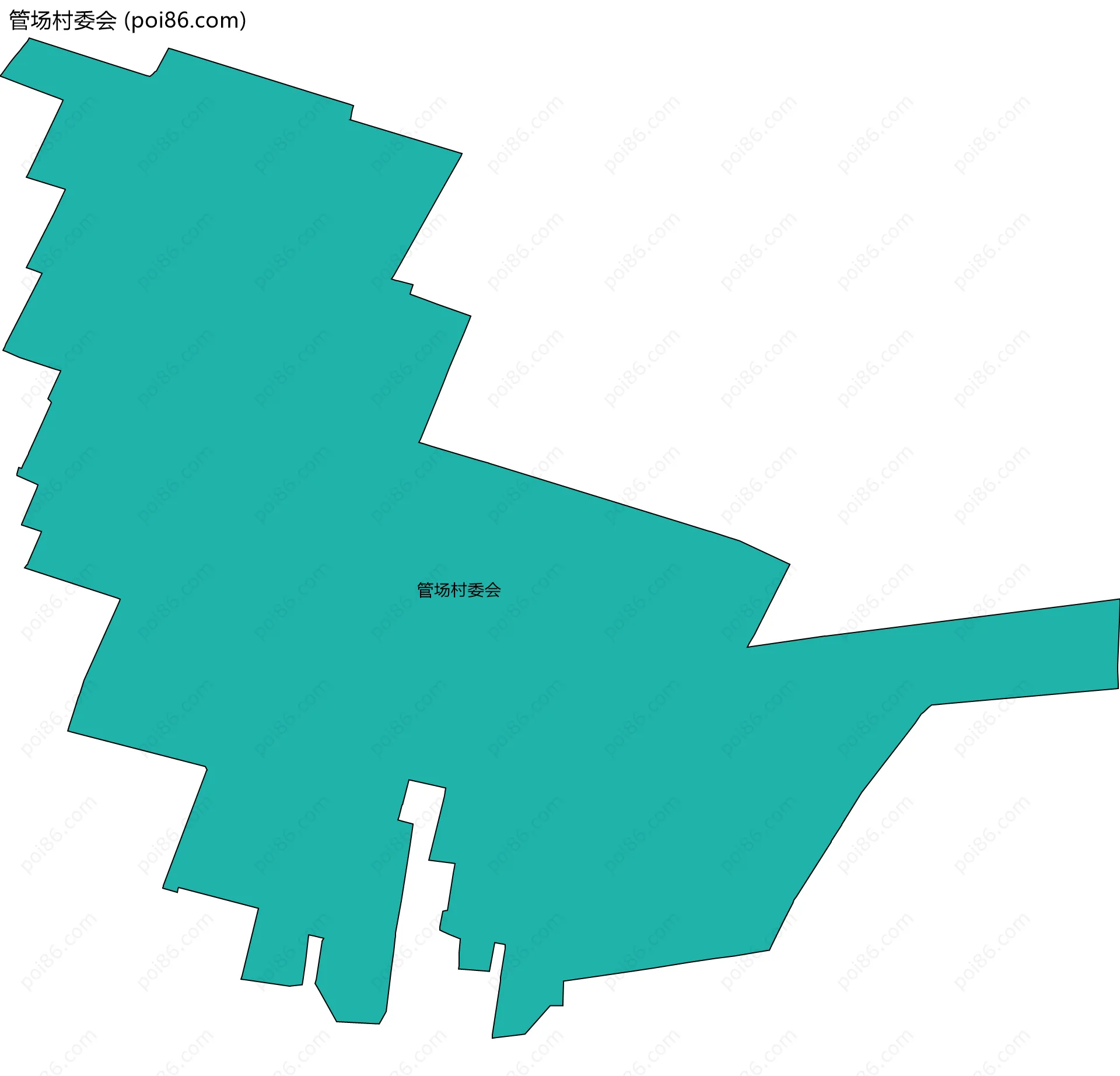 管场村委会边界地图