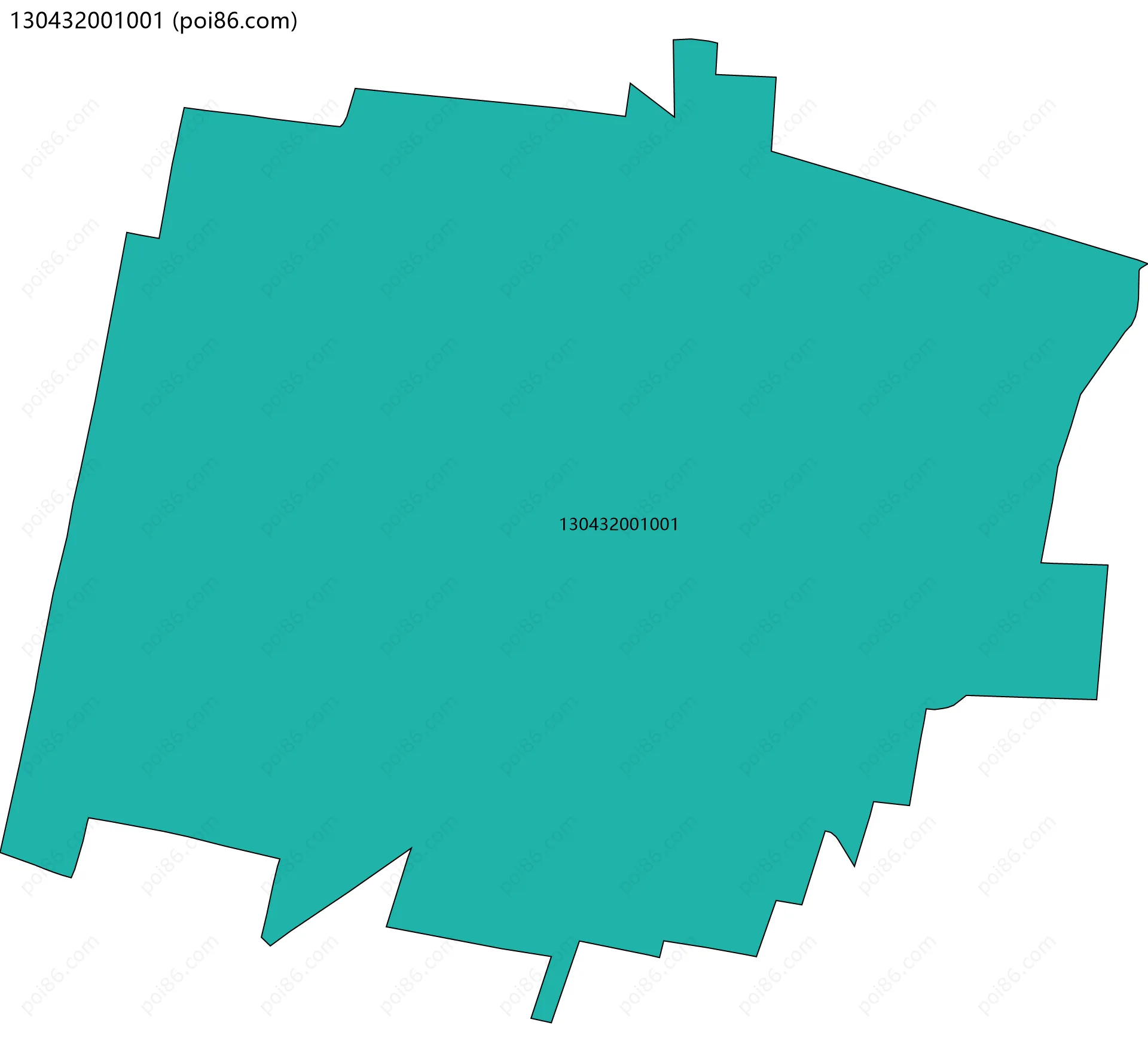 130432001001边界地图